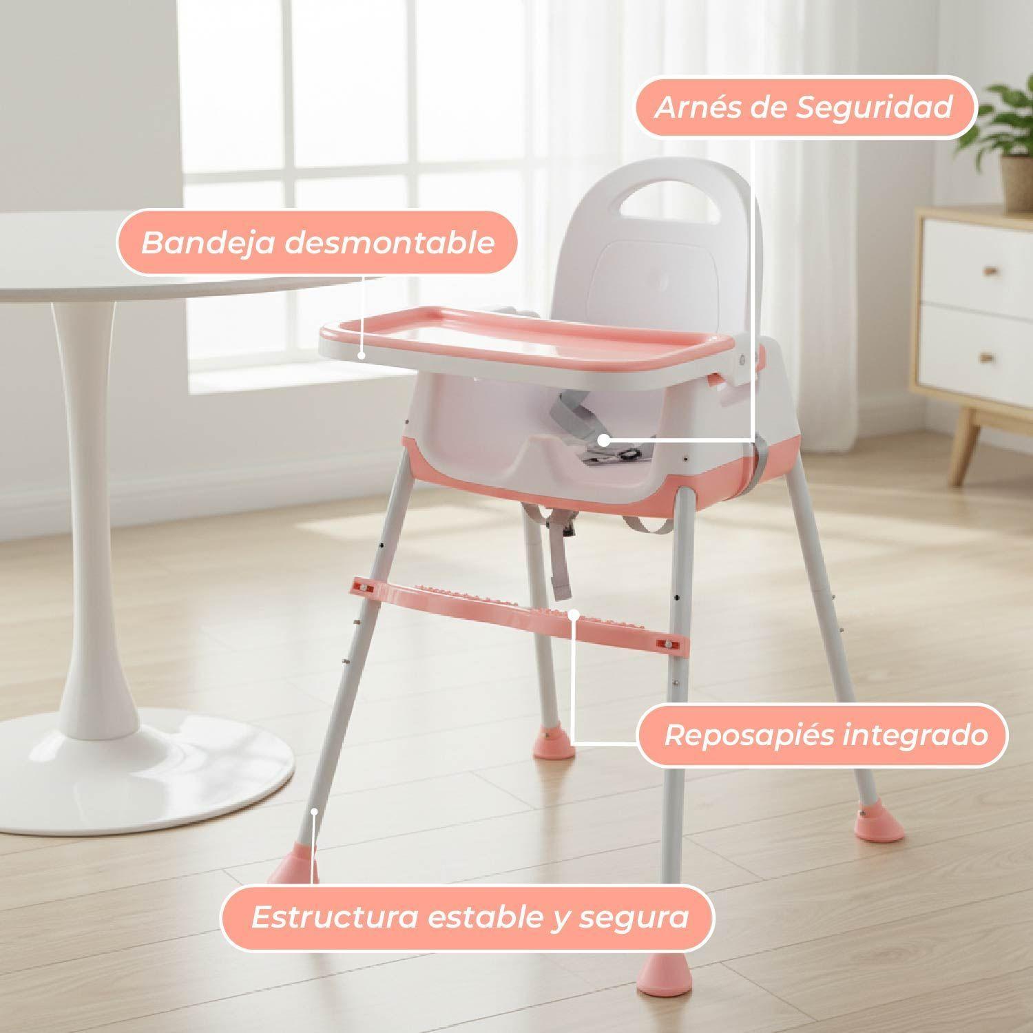 Silla Comer Bebe Altura Regulable Easy Travel -6