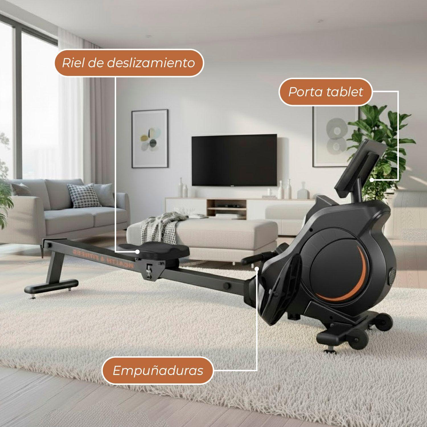 Maquina De Remo Bogadora Remadora Fitness H-181-4