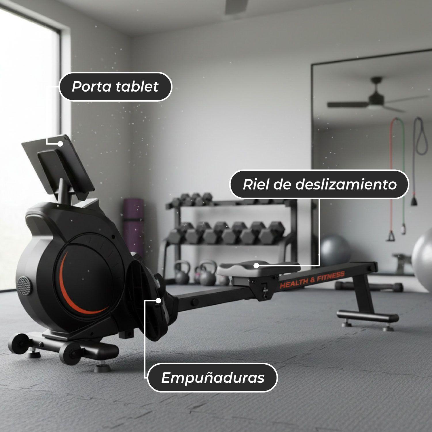 Maquina De Remo Bogadora Remadora Fitness H-181-4