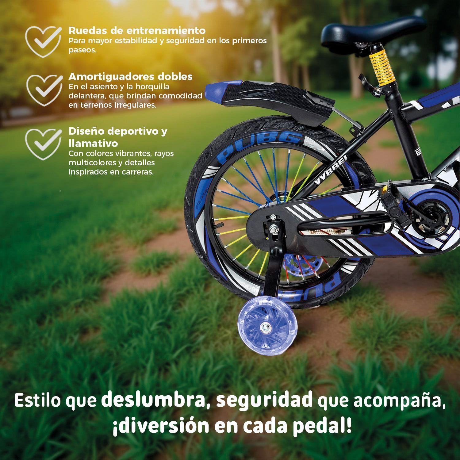 Bicicleta Niño Infantil Montain Bike MTB Con Ruedas Aro 12-2