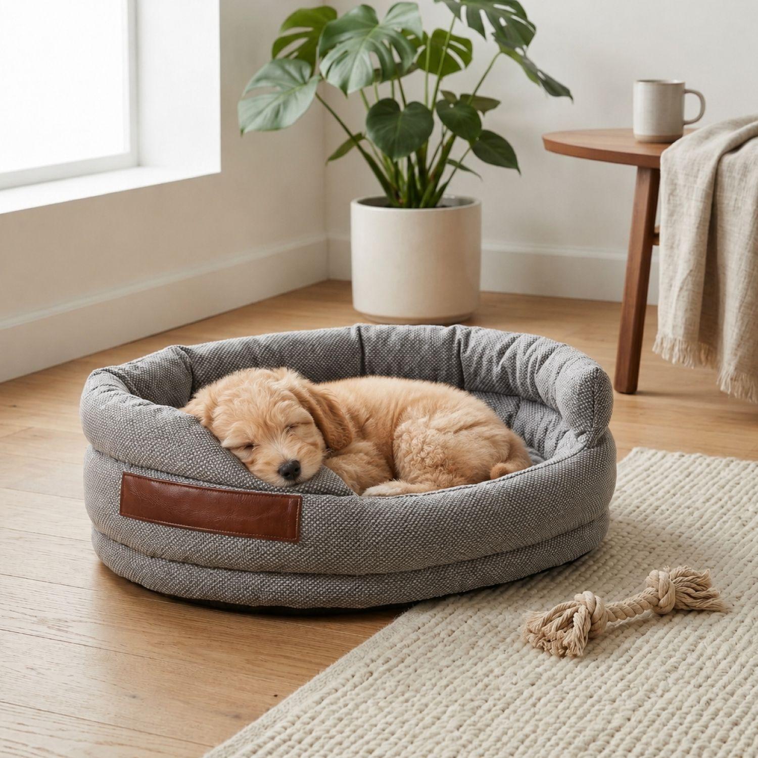 Cama Cuna Mascotas Confort 42cm Ultra Suave Antideslizante-1