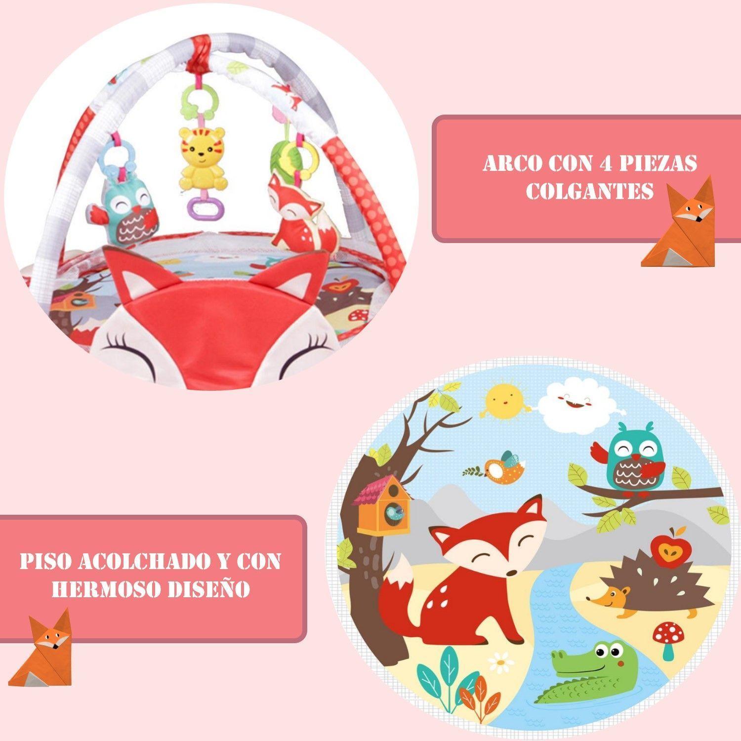 Gimnasio Bebe Zorrito Piscina Didactica 3 en 1 +Pelotas-3