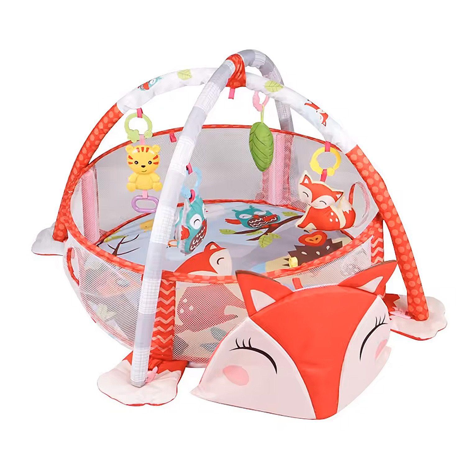 Gimnasio Bebe Zorrito Piscina Didactica 3 en 1 +Pelotas-1