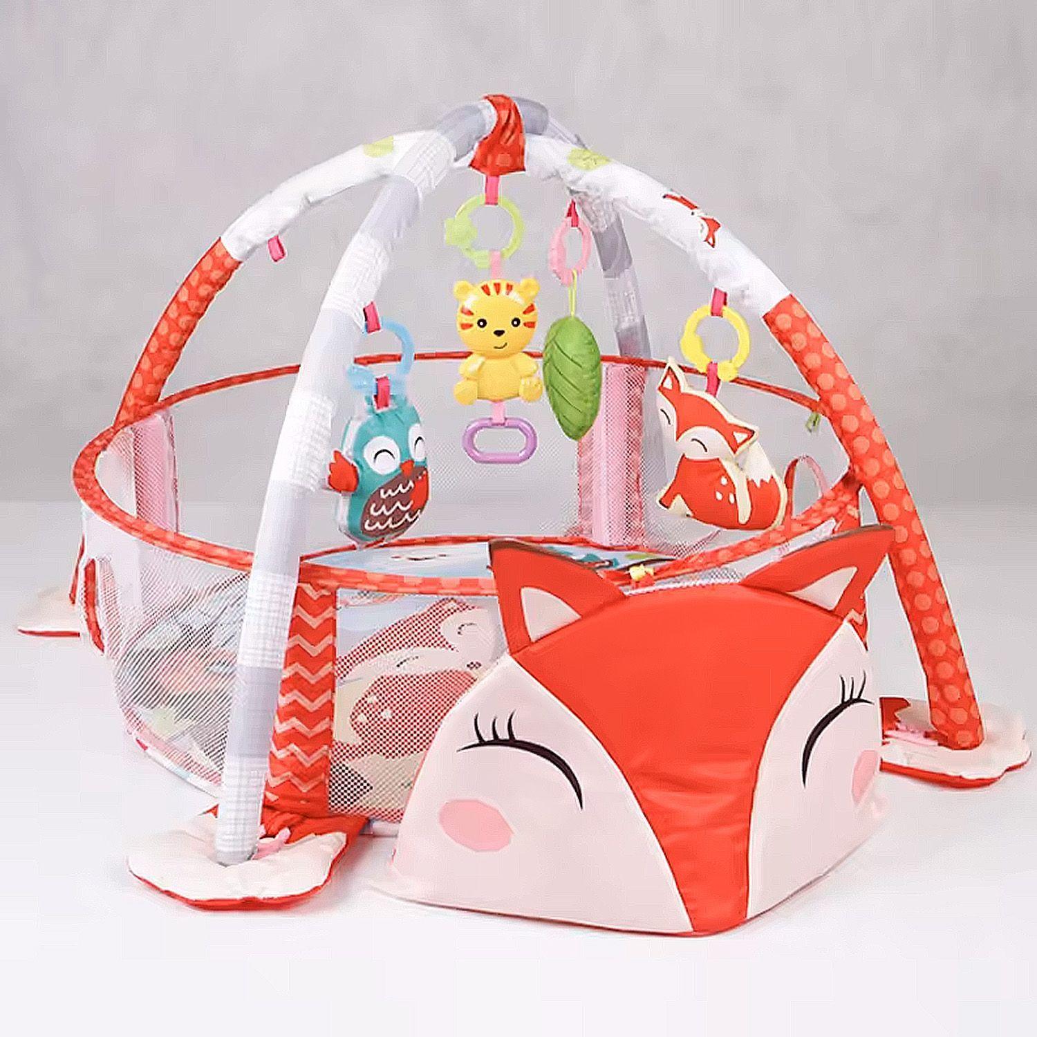 Gimnasio Bebe Zorrito Piscina Didactica 3 en 1 +Pelotas-4