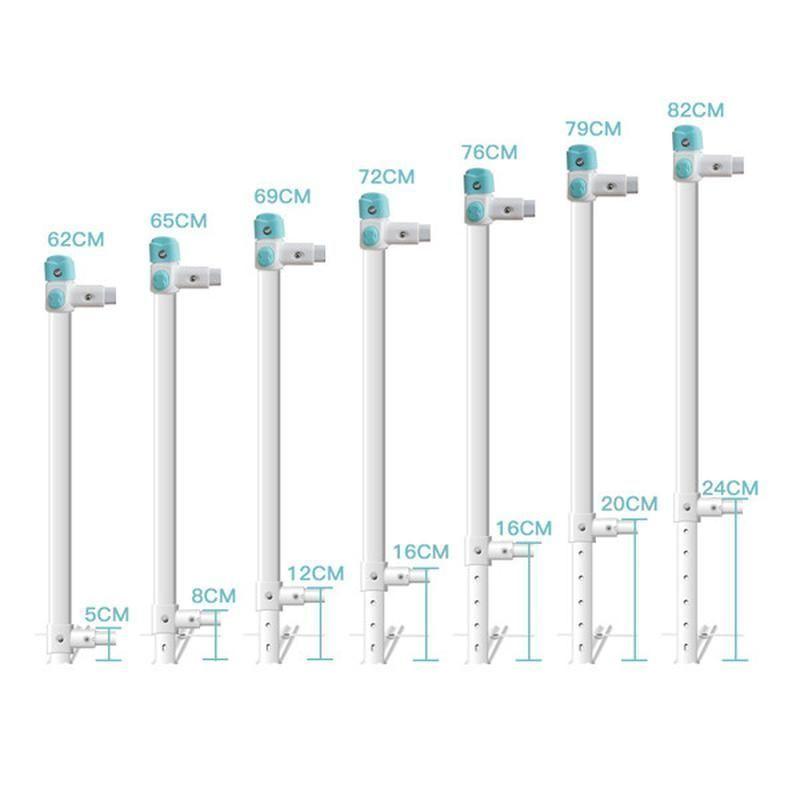 Baranda de Cama Seguridad Para Bebe Plegable 150 cm. Gris-5