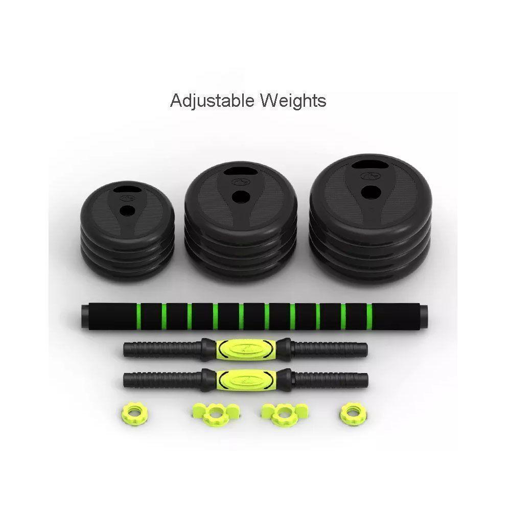 Set de Mancuernas 20 Kg con Union Light Green-2