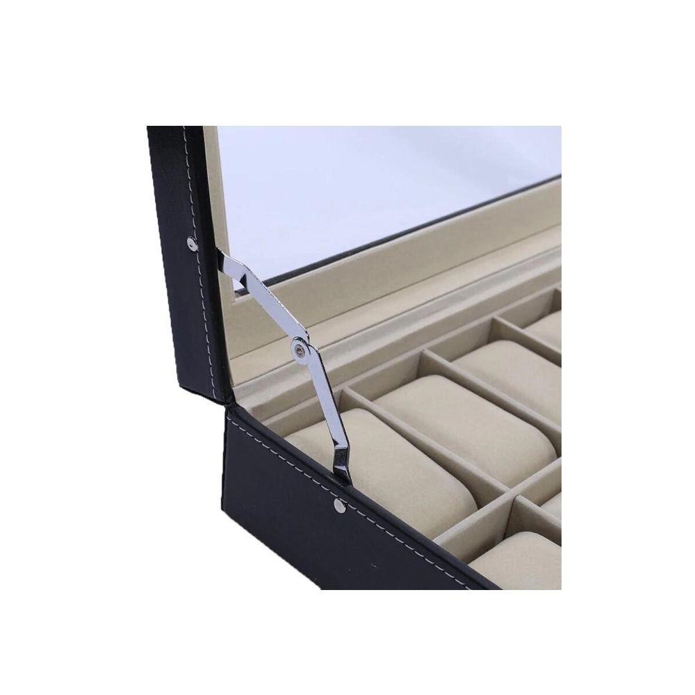 Caja Estuche Organizador de 12 Relojes de Lujo-3