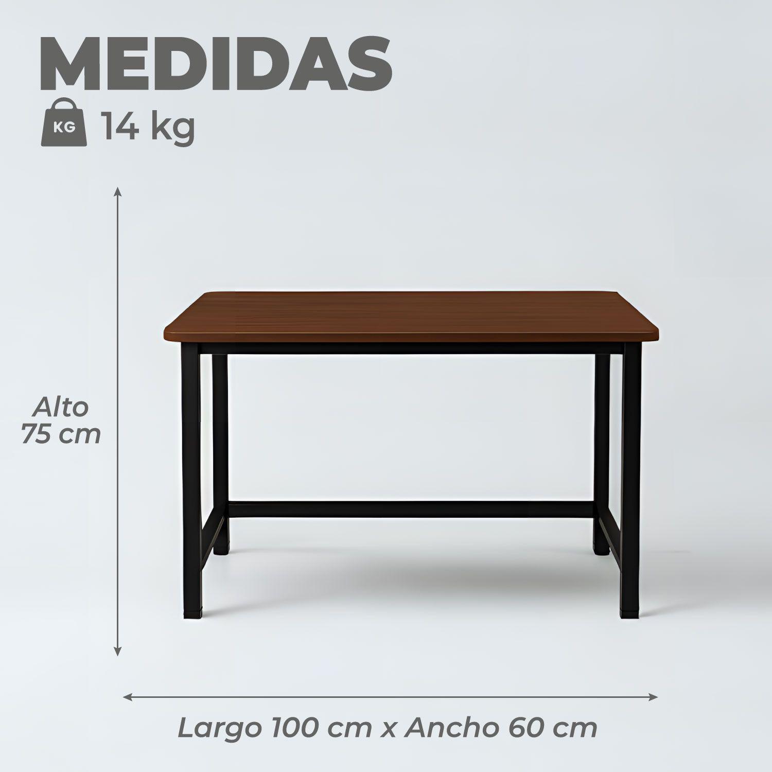 Escritorio Oficina Clasico Antideslizante 100 Cm-2