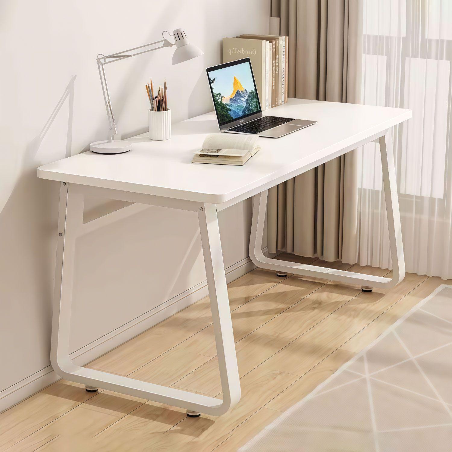 Escritorio Oficina Snow Round Leg Antideslizante 140cm-1