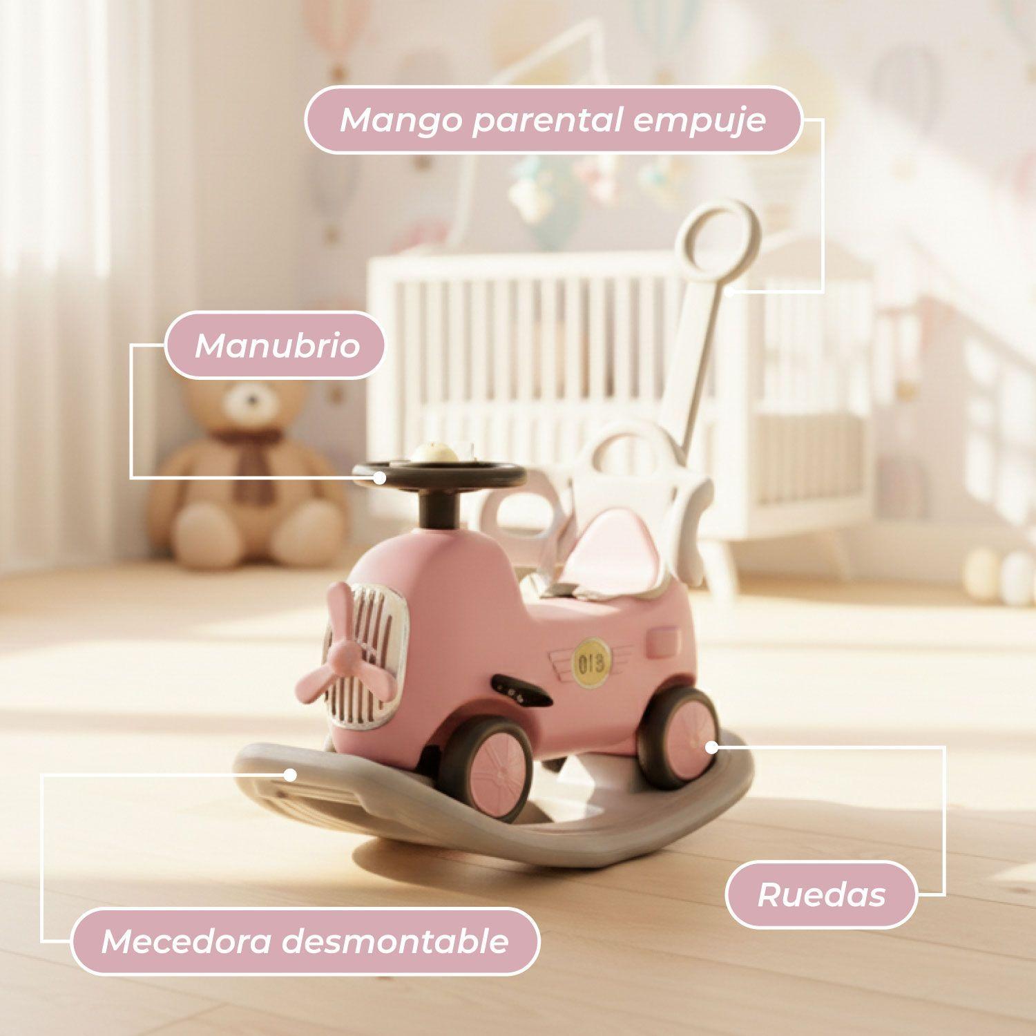 Mecedora Andador con Mango 2 en 1 Avioncito-4