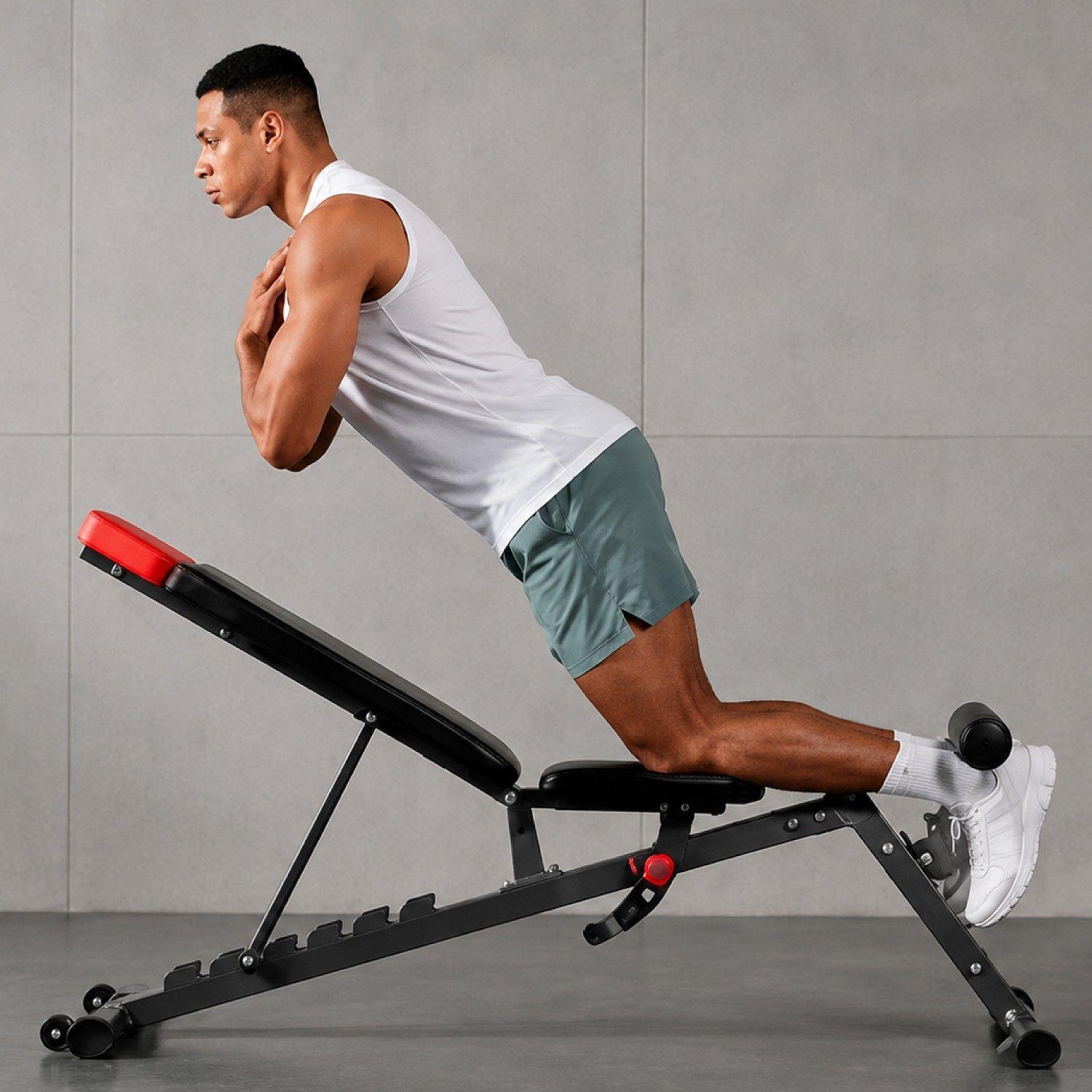 Banco Pesas Multifuncional Ajustable 7 Niveles Plegable Gym-1