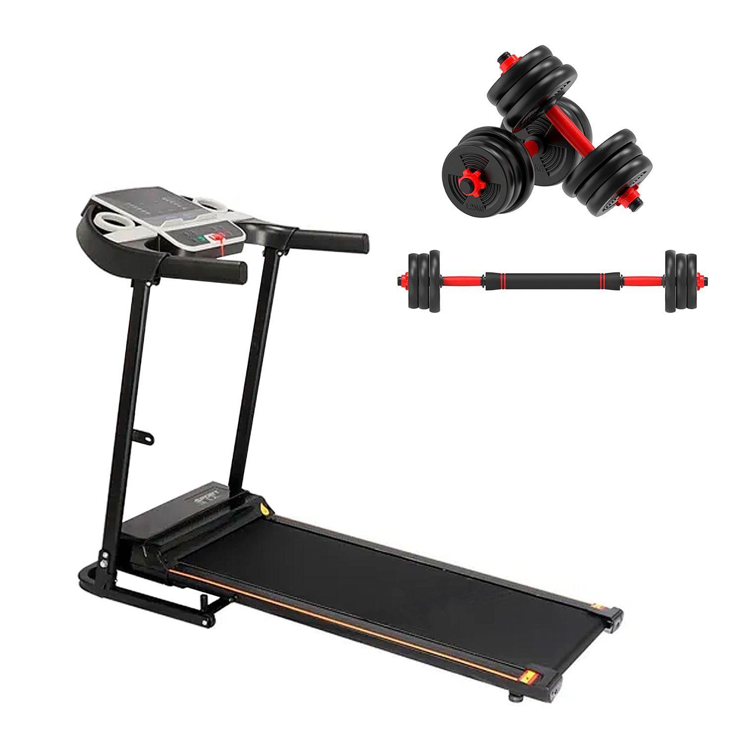 Trotadora Fitness 5000 + Mancuernas 10 KG-0