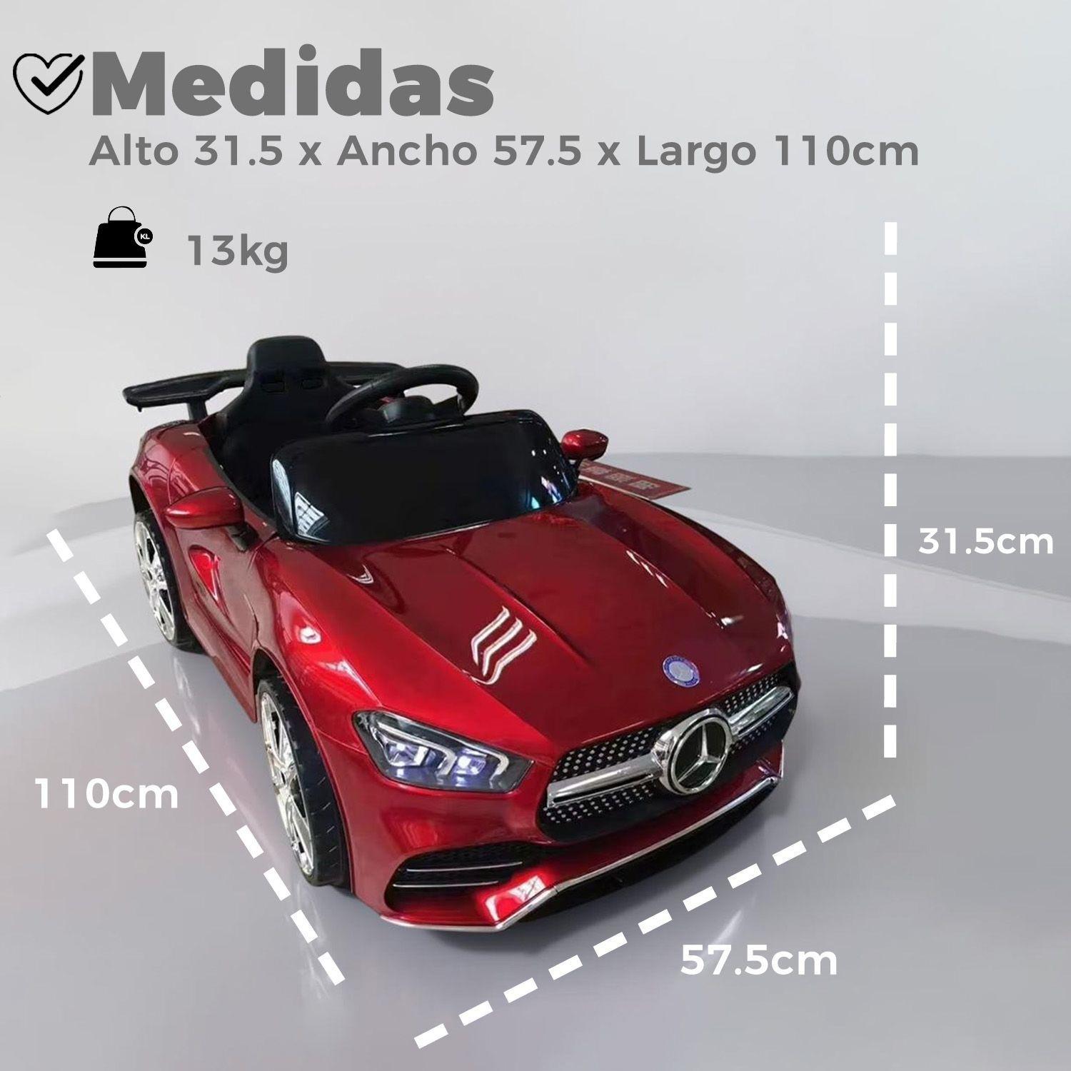 Auto Electrico Mercedes Con Control Remoto Luces y Sonido.-1