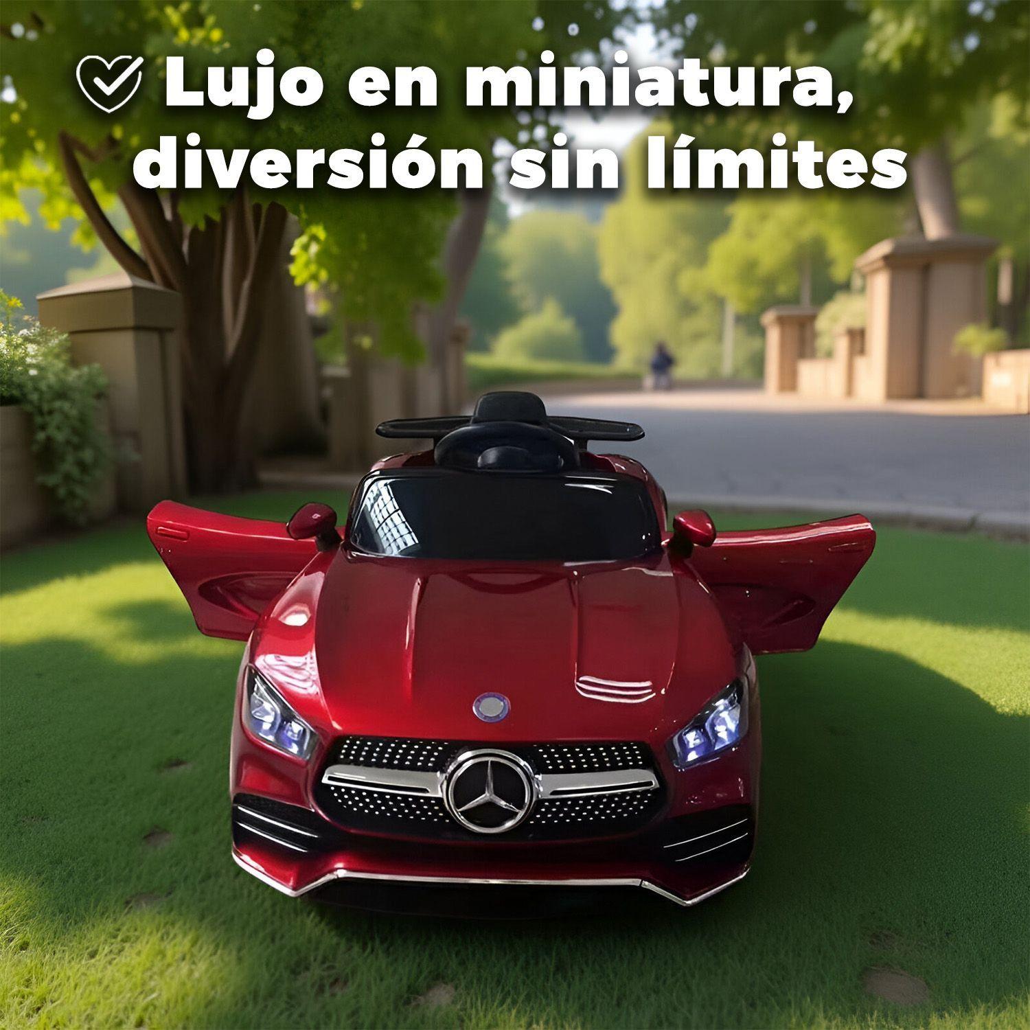 Auto Electrico Mercedes Con Control Remoto Luces y Sonido.-2