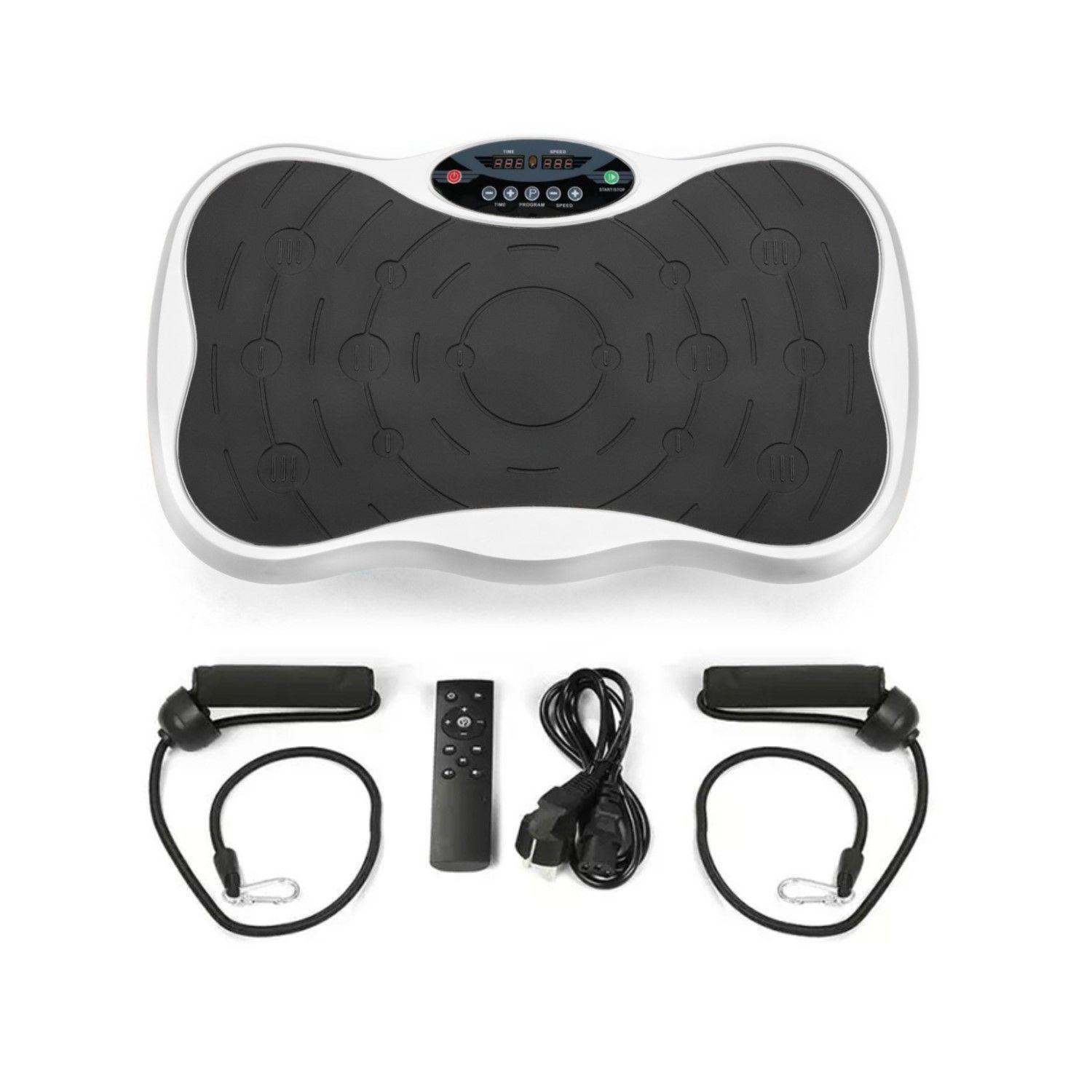 Plataforma Vibratoria Pro Fitness Mariposa Con Bandas-0