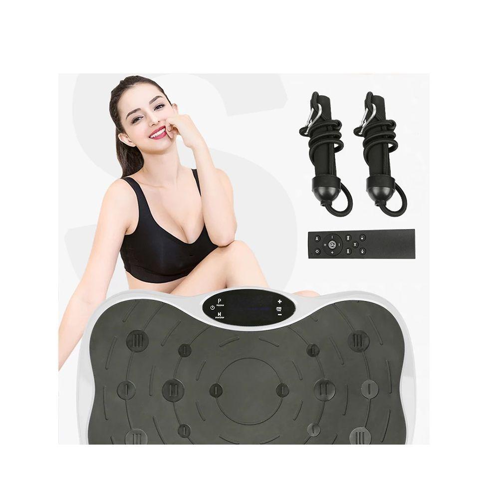 Plataforma Vibratoria Pro Fitness Mariposa Con Bandas-1