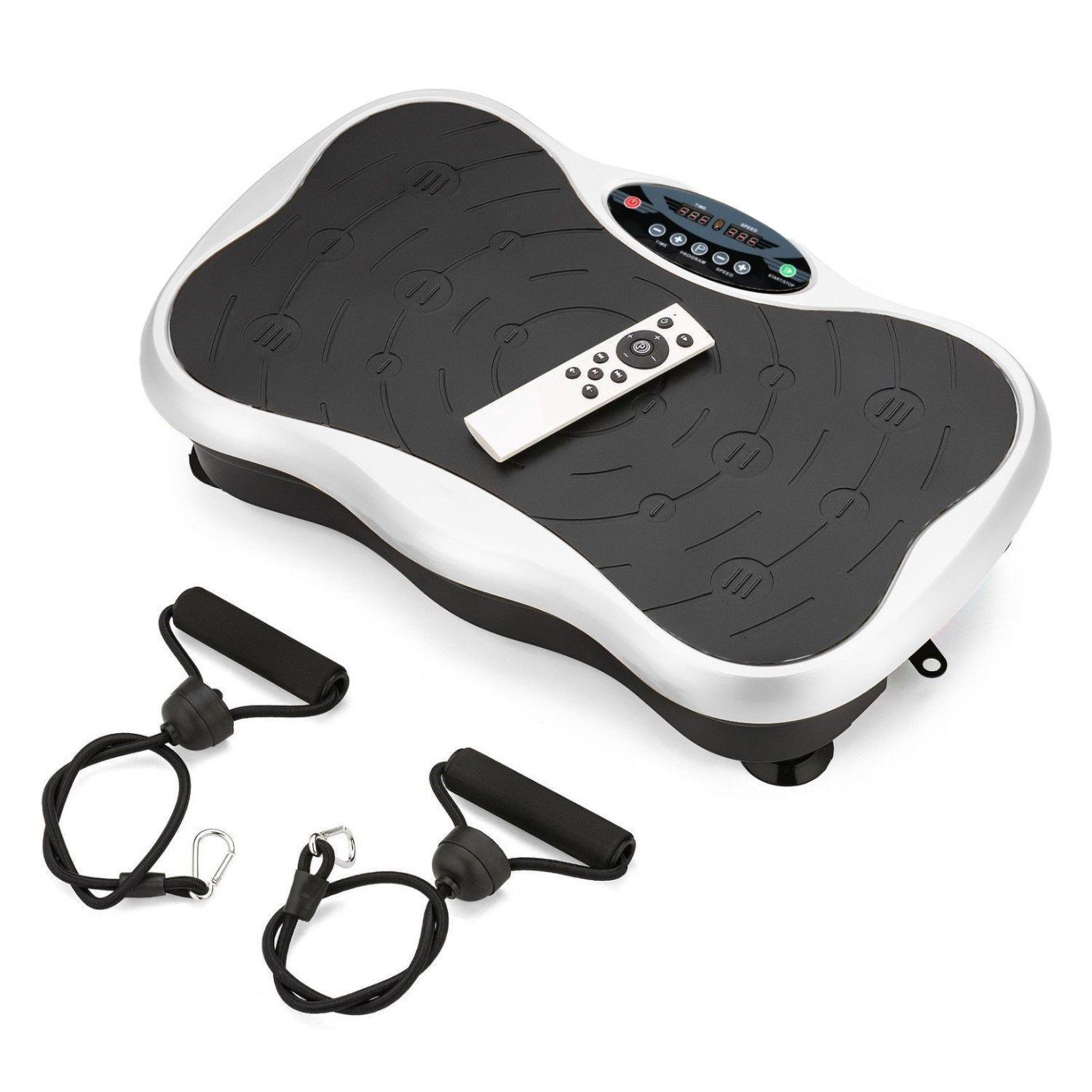 Plataforma Vibratoria Pro Fitness Mariposa Con Bandas-7