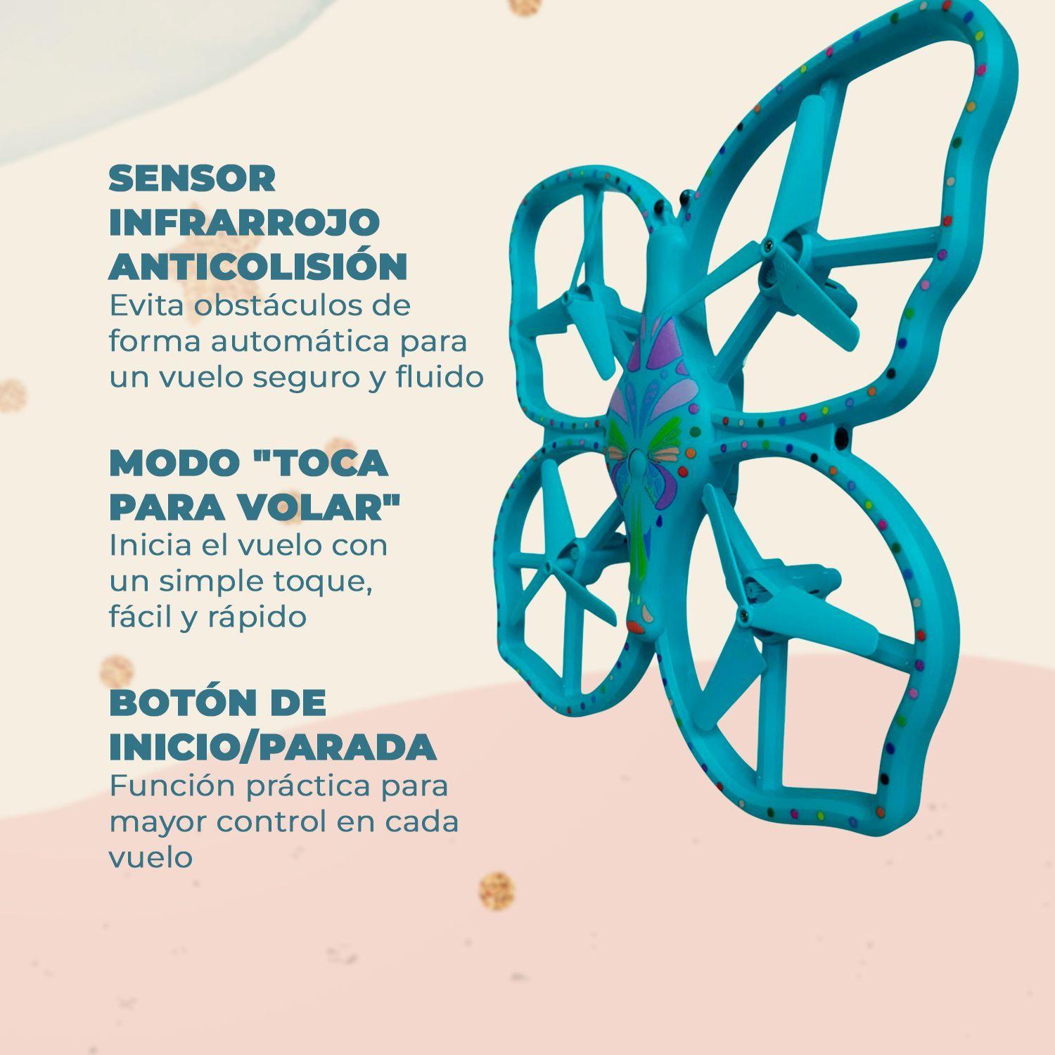 Dron Diseño Mariposa Con Luz Led Sensor de Gravedad-2
