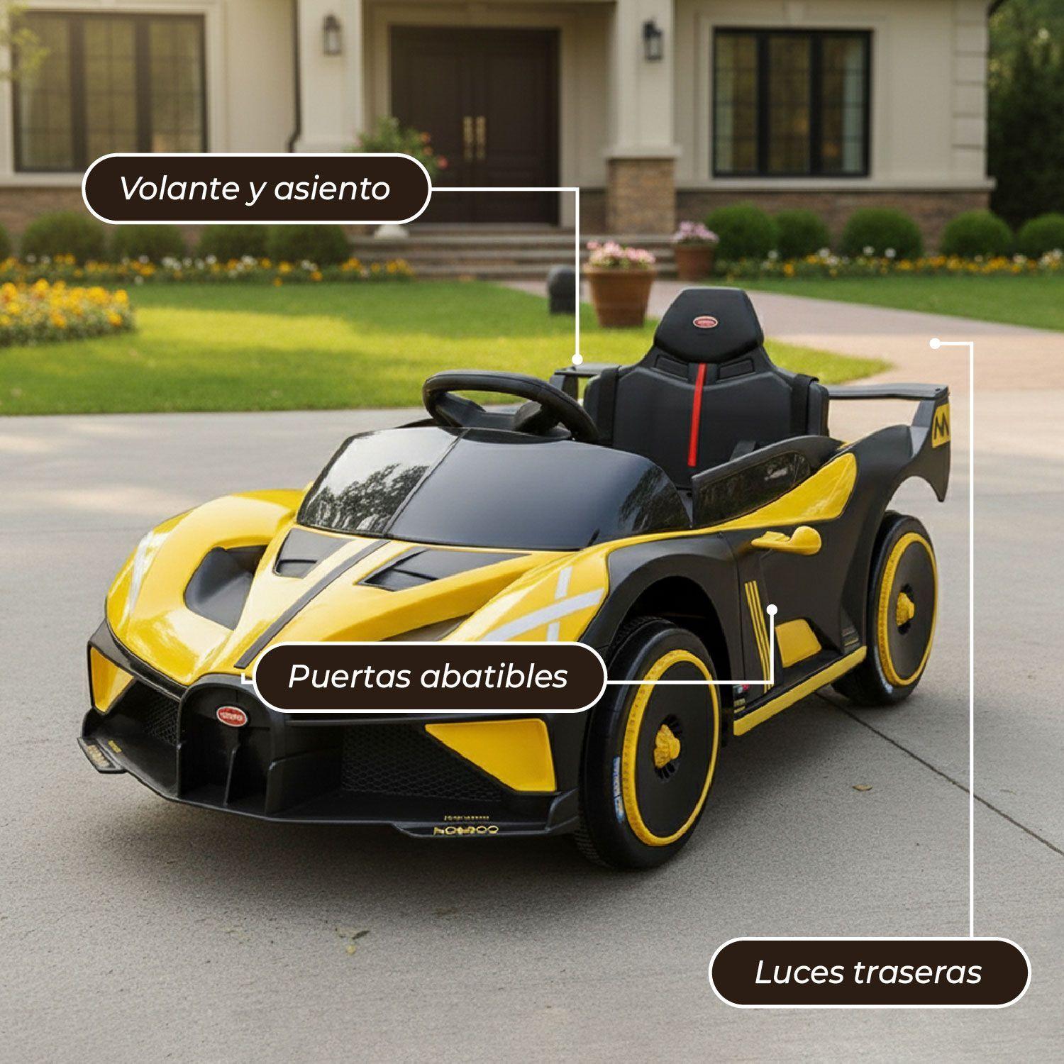 Auto Electrico Deportivo Con Control Remoto, Luces Y Sonido-5