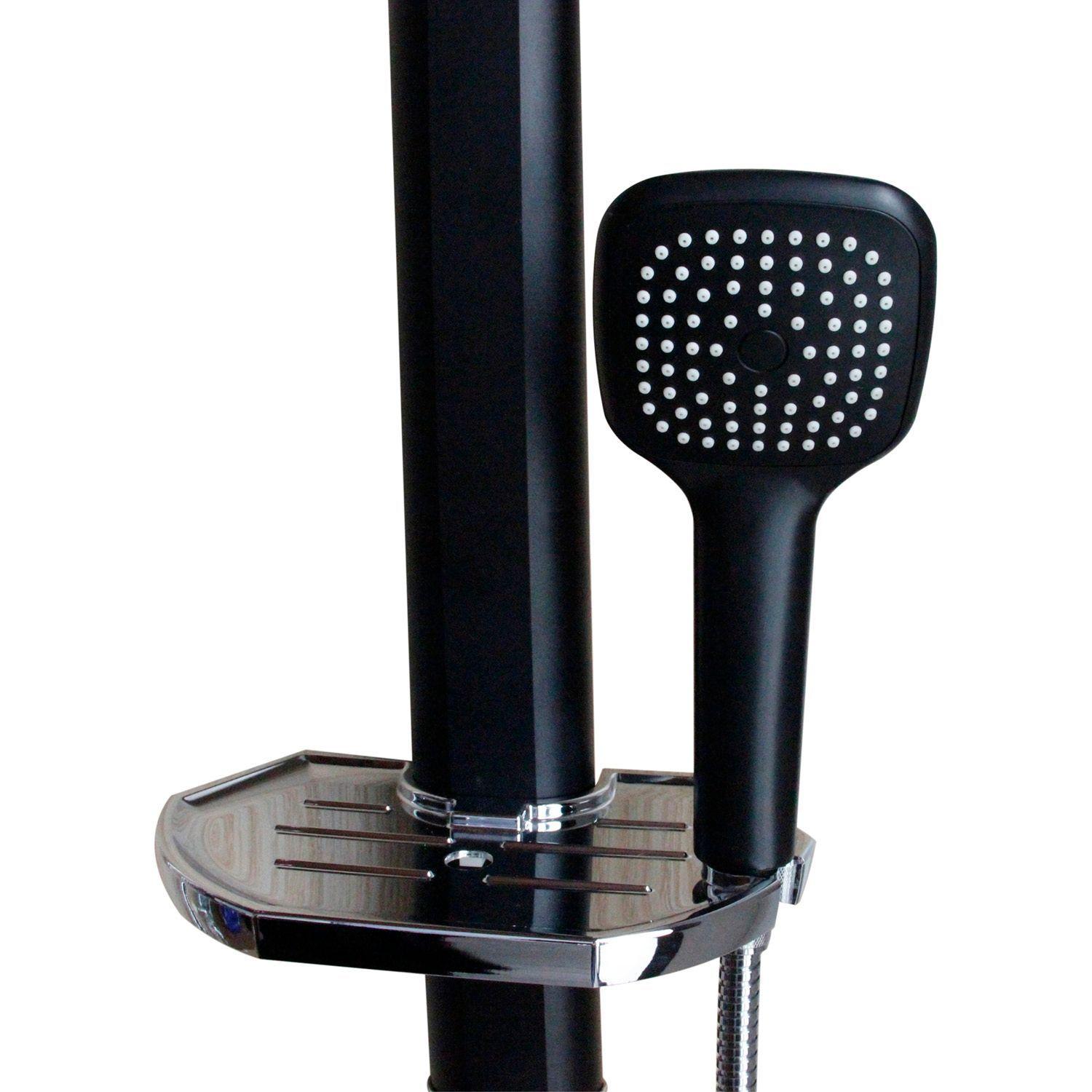 Columna Ducha Monomando Con Jabonera y Regadera Telefono-5