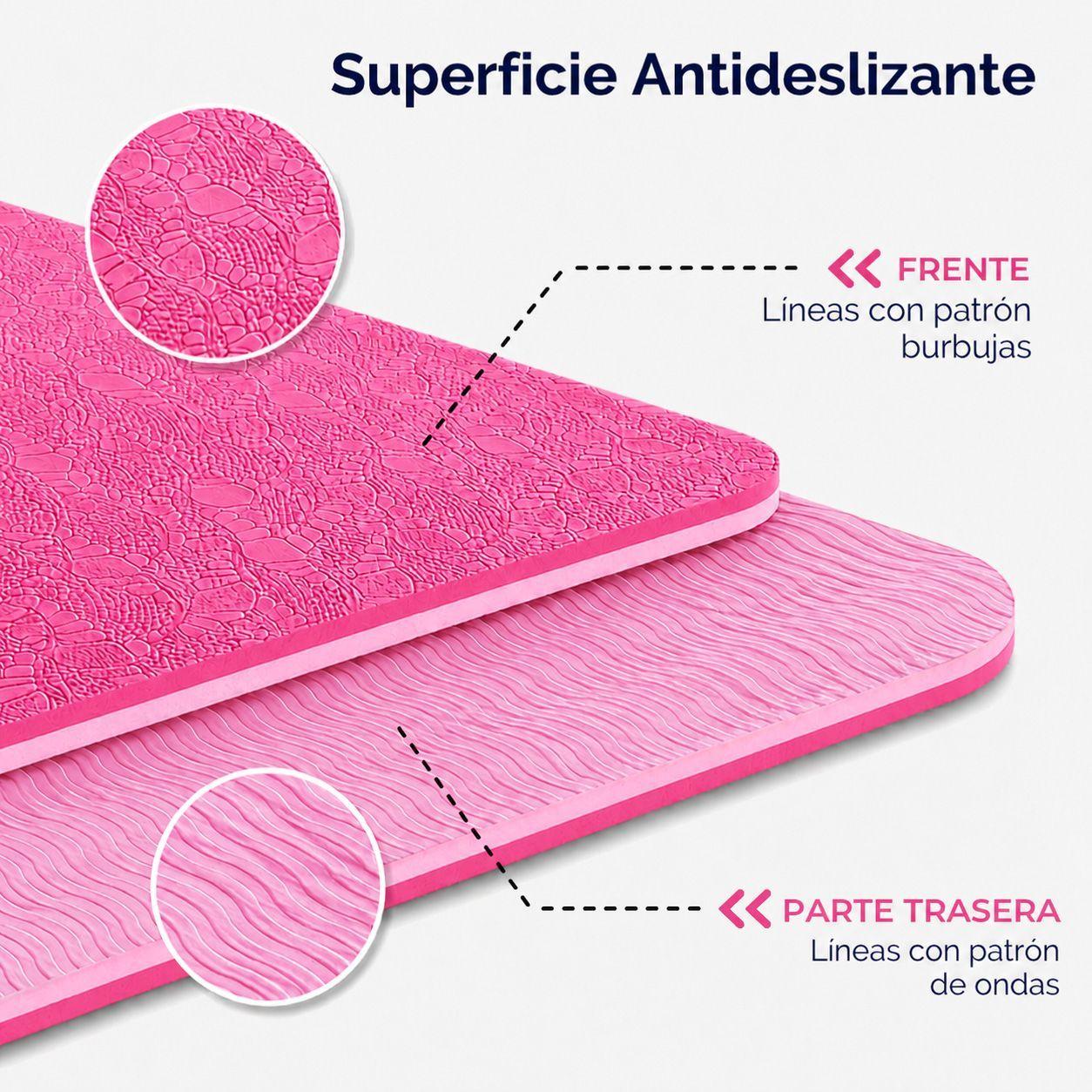 Mat Yoga 6 mm Colchoneta Deportiva Antideslizante -4