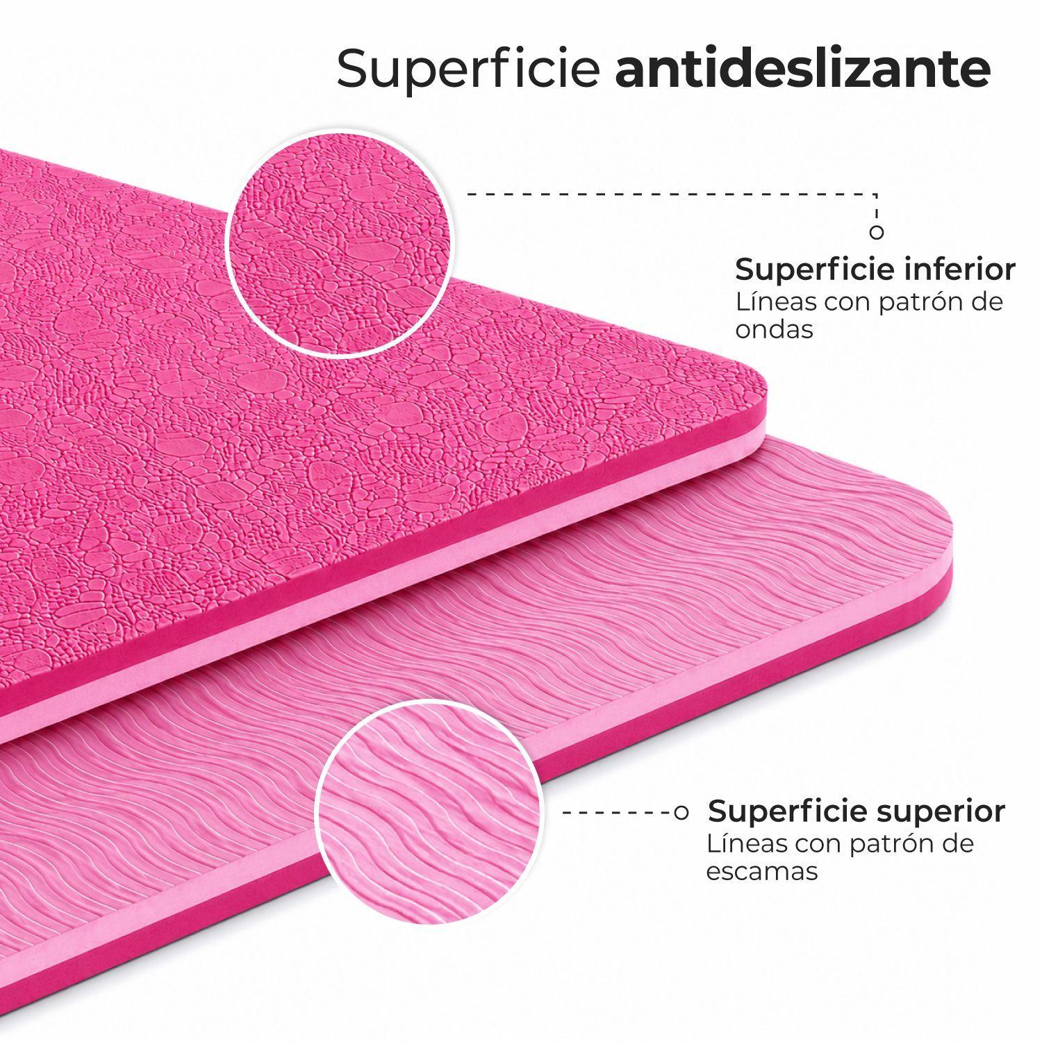 Mat Yoga Bolso 6 mm Colchoneta Deportiva Antideslizante -5