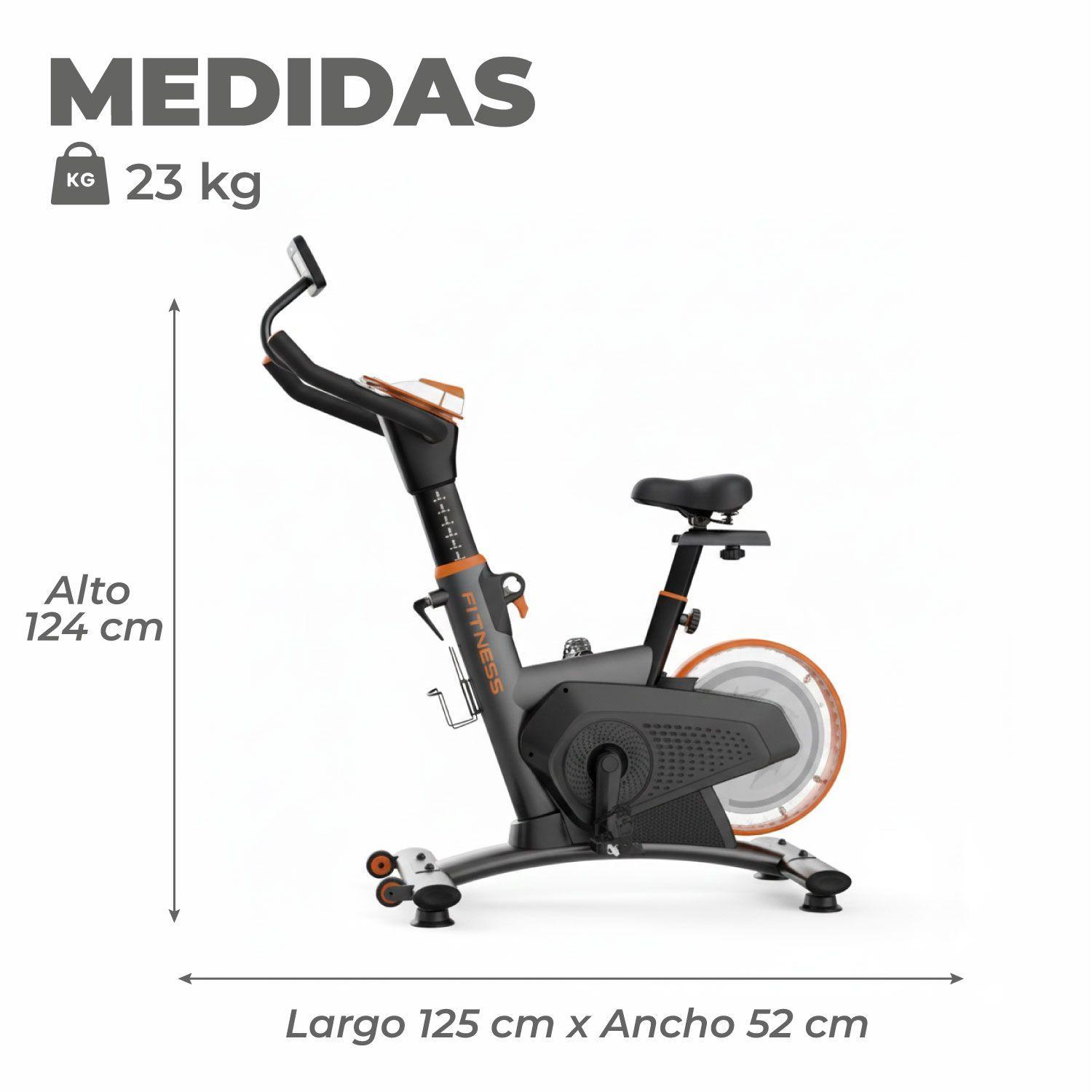 Bicicleta Spinning Magnetica Profesional K12 8 KG-2