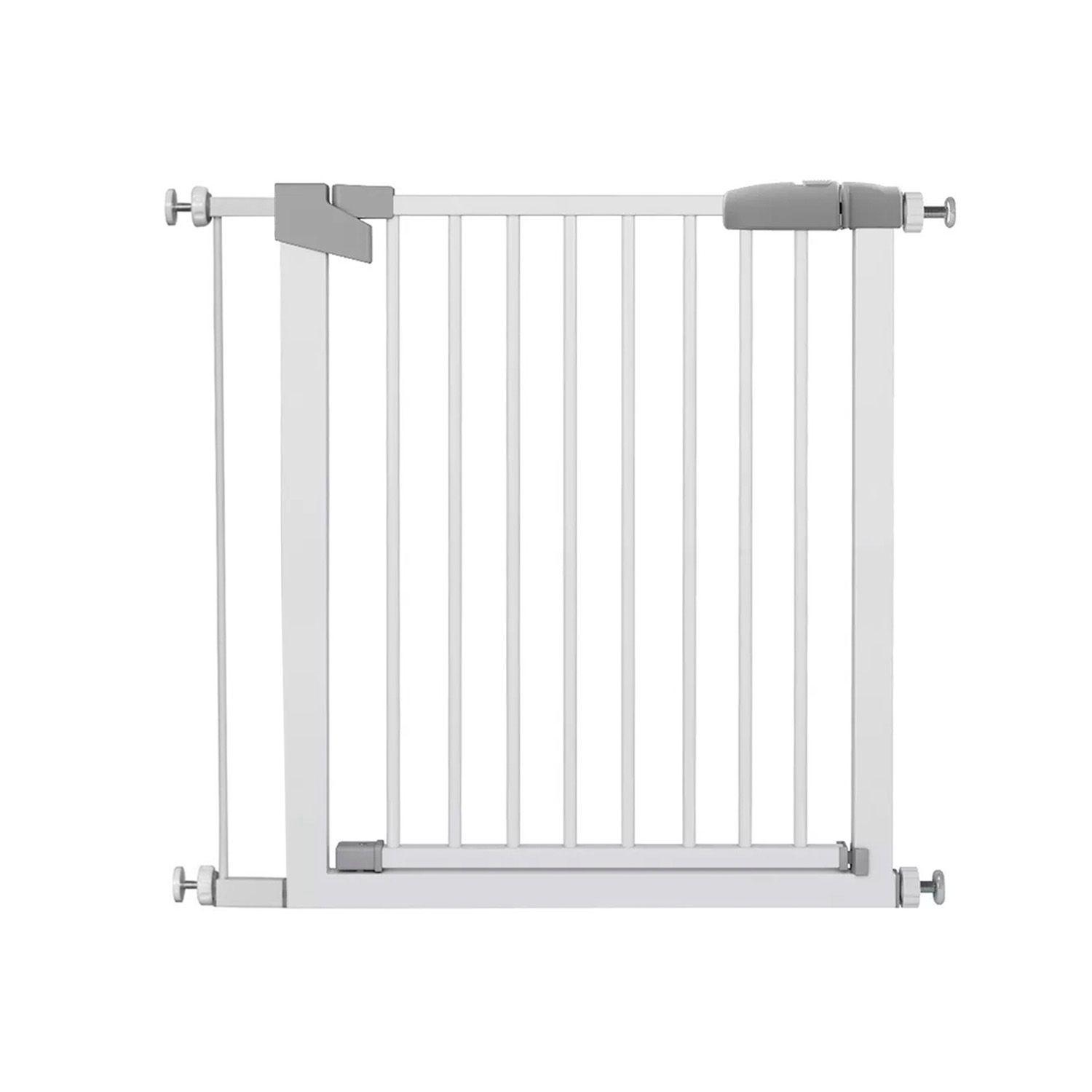 Reja de seguridad escalera para bebe y mascotas 76 a 90 cm-0
