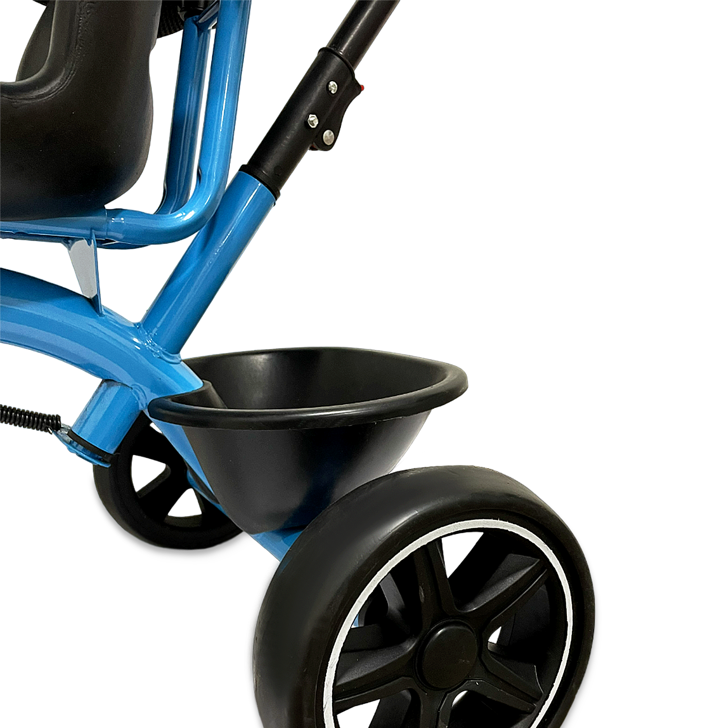 Coche Triciclo 3 en 1 Celeste-3