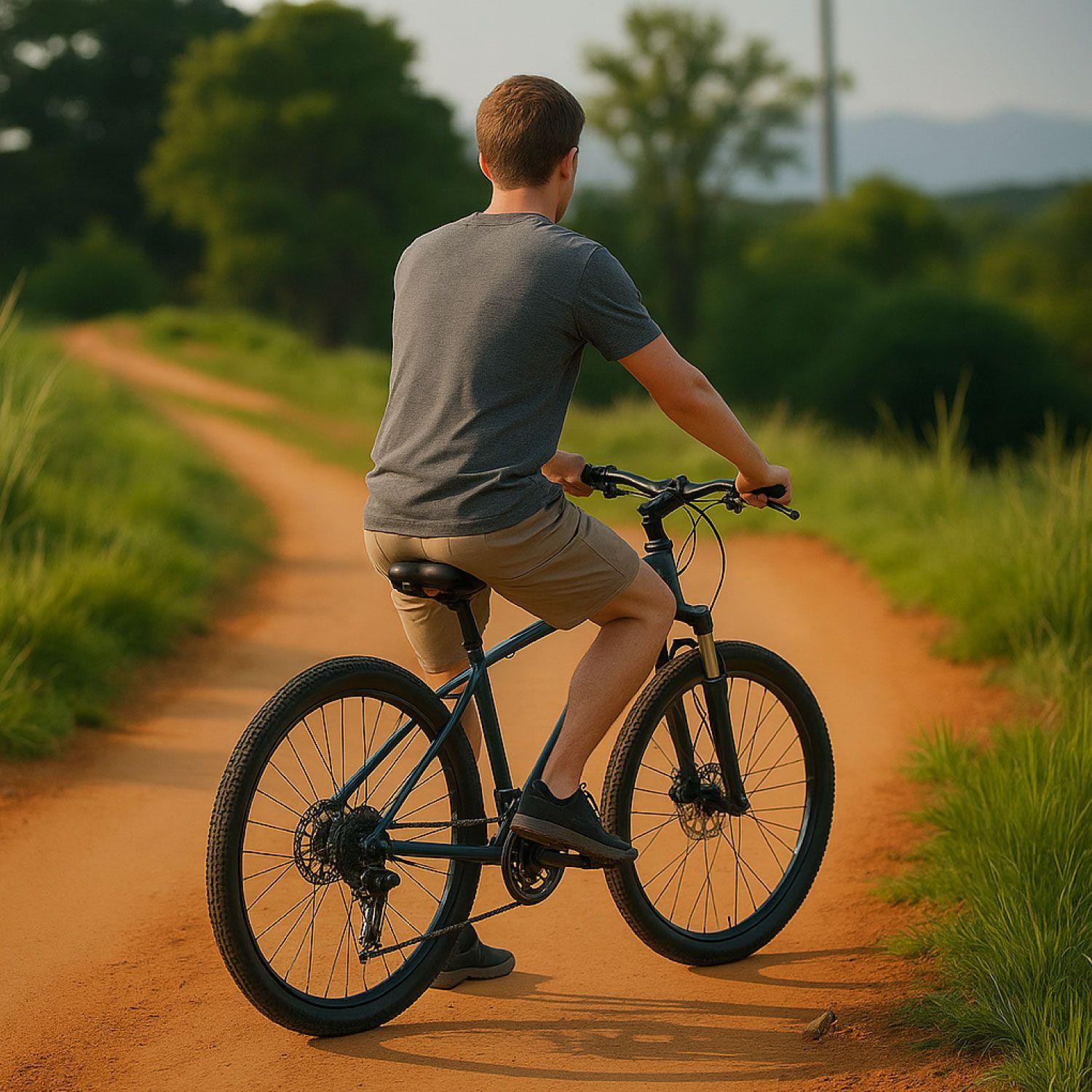 Bicicleta Aro 26 de Montaña Mtb Bitix Electric Blue-4