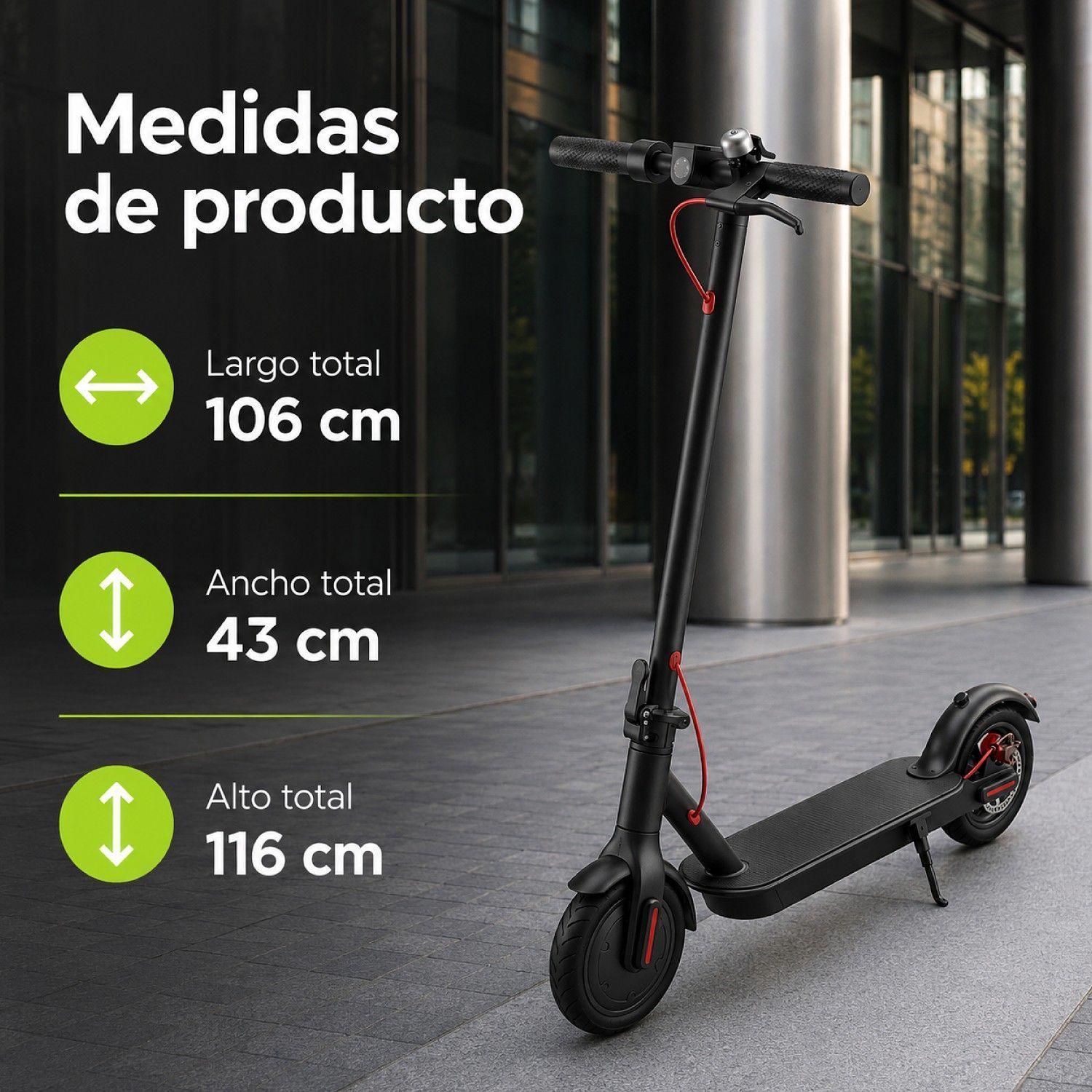Scooter Electrico Plegable Pantalla Digital Bluetooth-2