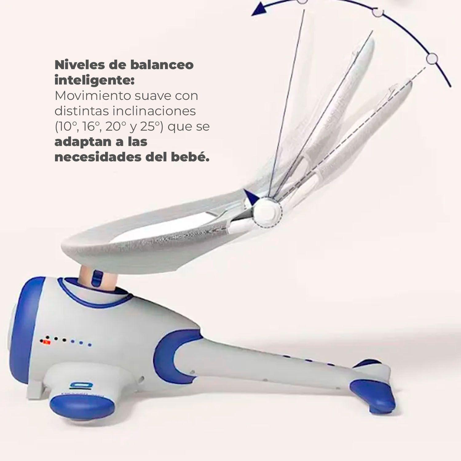 Silla Mecedora Electrica Bebe Avioncito SafeBaby Bluetooth-4