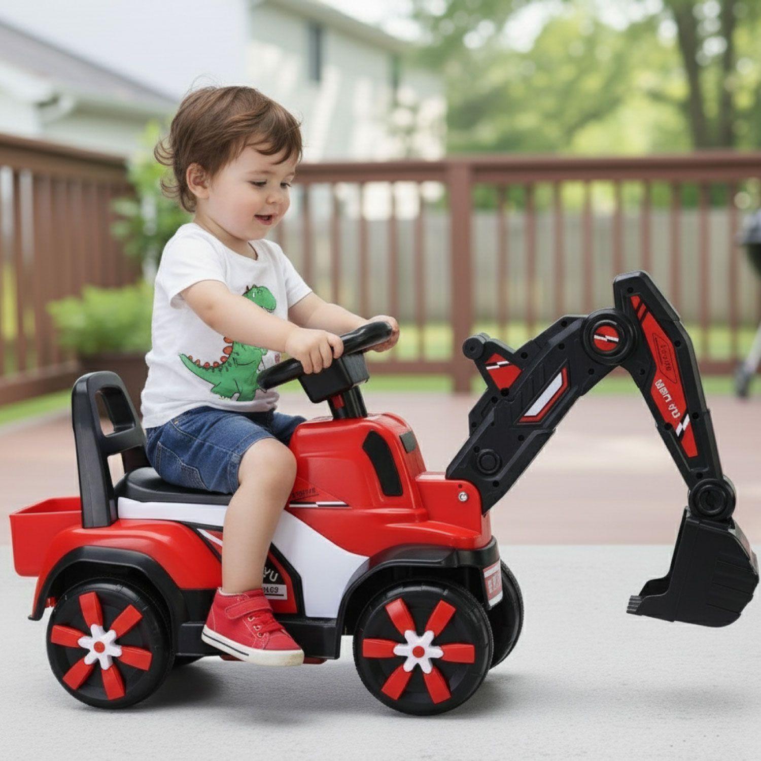 Andador Correpasillos Caminador Retroexcavadora Luz y Sonido-3