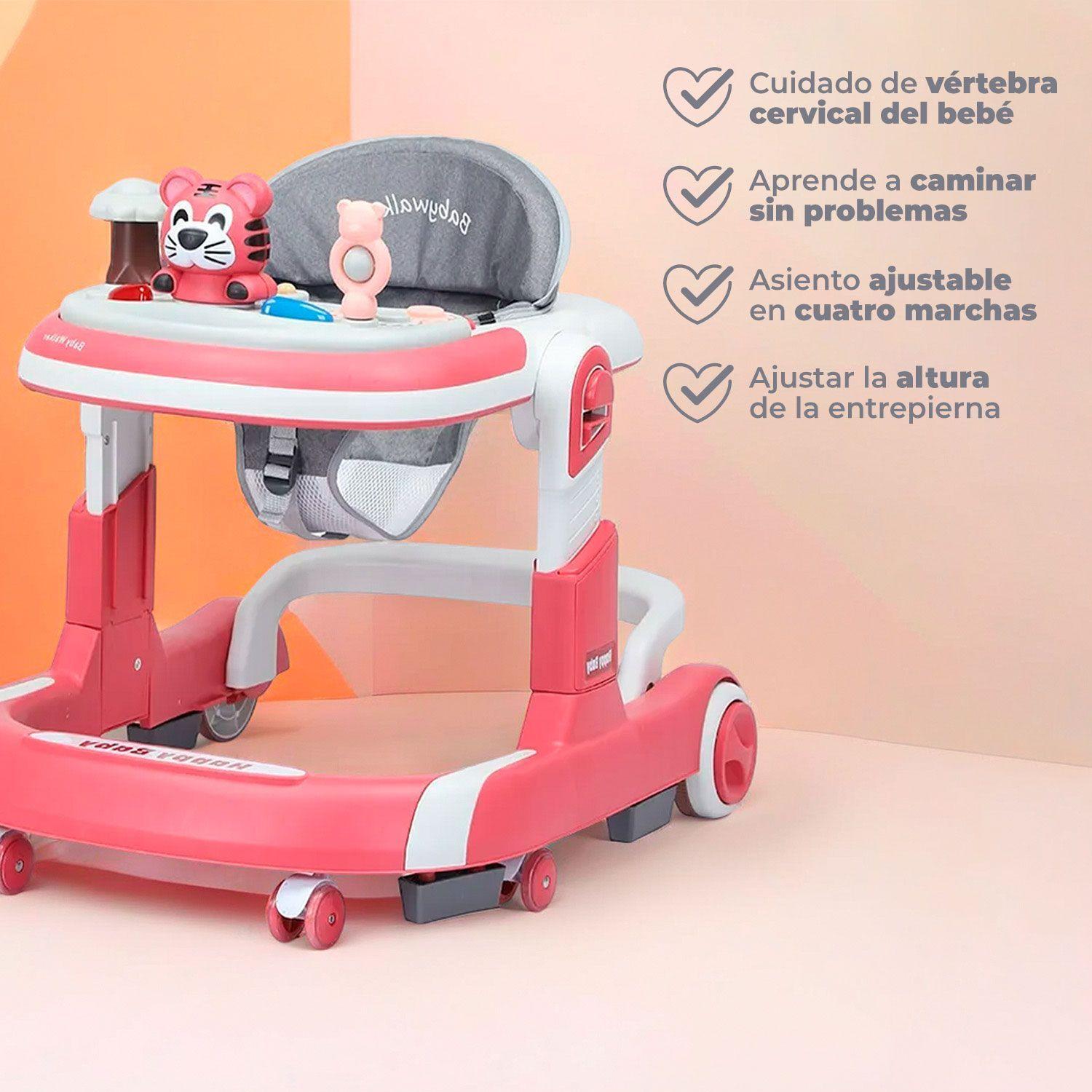 Andador Caminadora Altura Regulable Bebe Anticaida Musical-4
