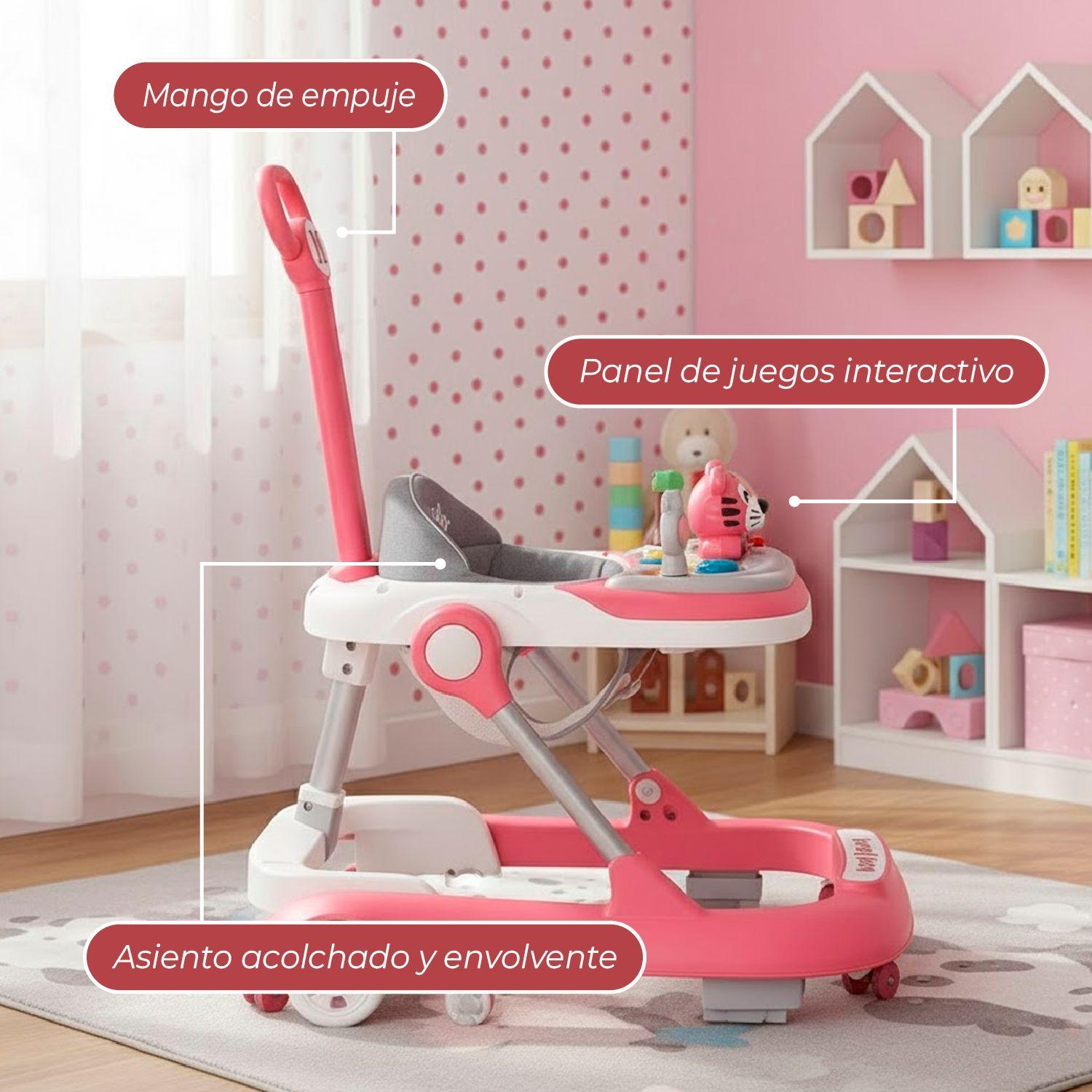 Andador Caminadora Altura Regulable Bebe Anticaida Musical-5