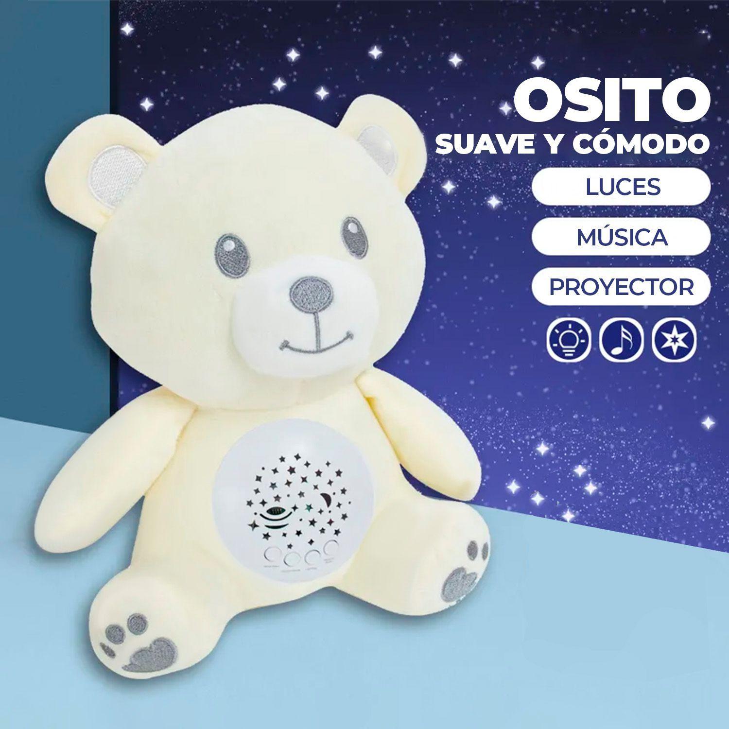 Osito de peluche con Proyector de música y luz-4