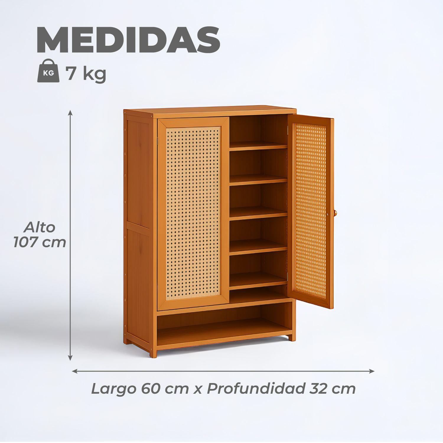 Zapatero Organizador Almacenamiento Armario Con Puertas-2