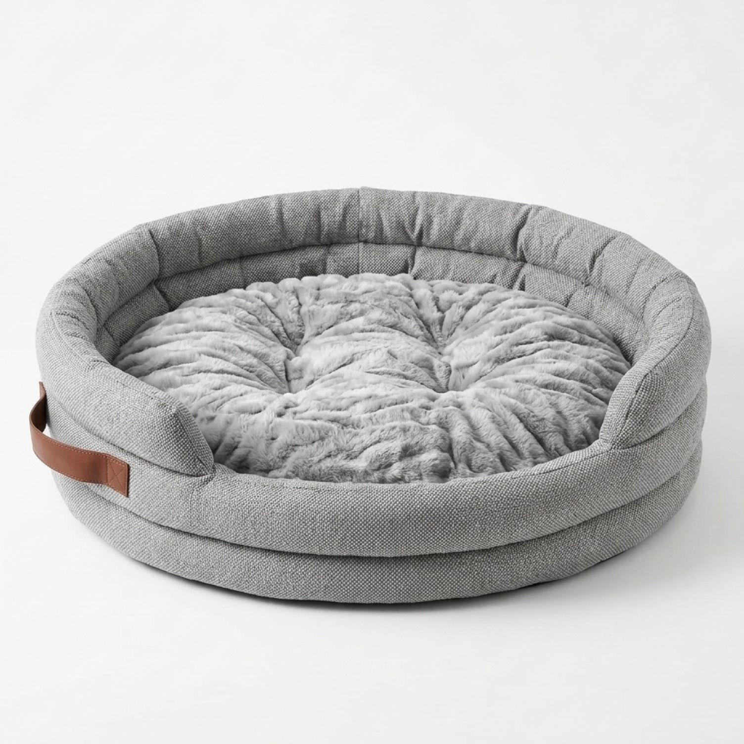 Cama Mascotas 90cm Suave Perro Gato Seguridad Antideslizante-0