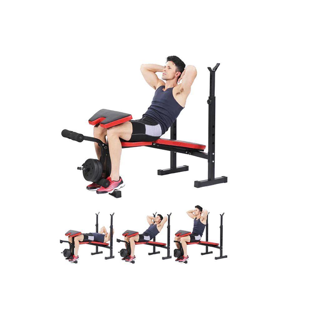 Press Banca Multifuncional Desmontable Con Respaldo Ajustable Sportime-2