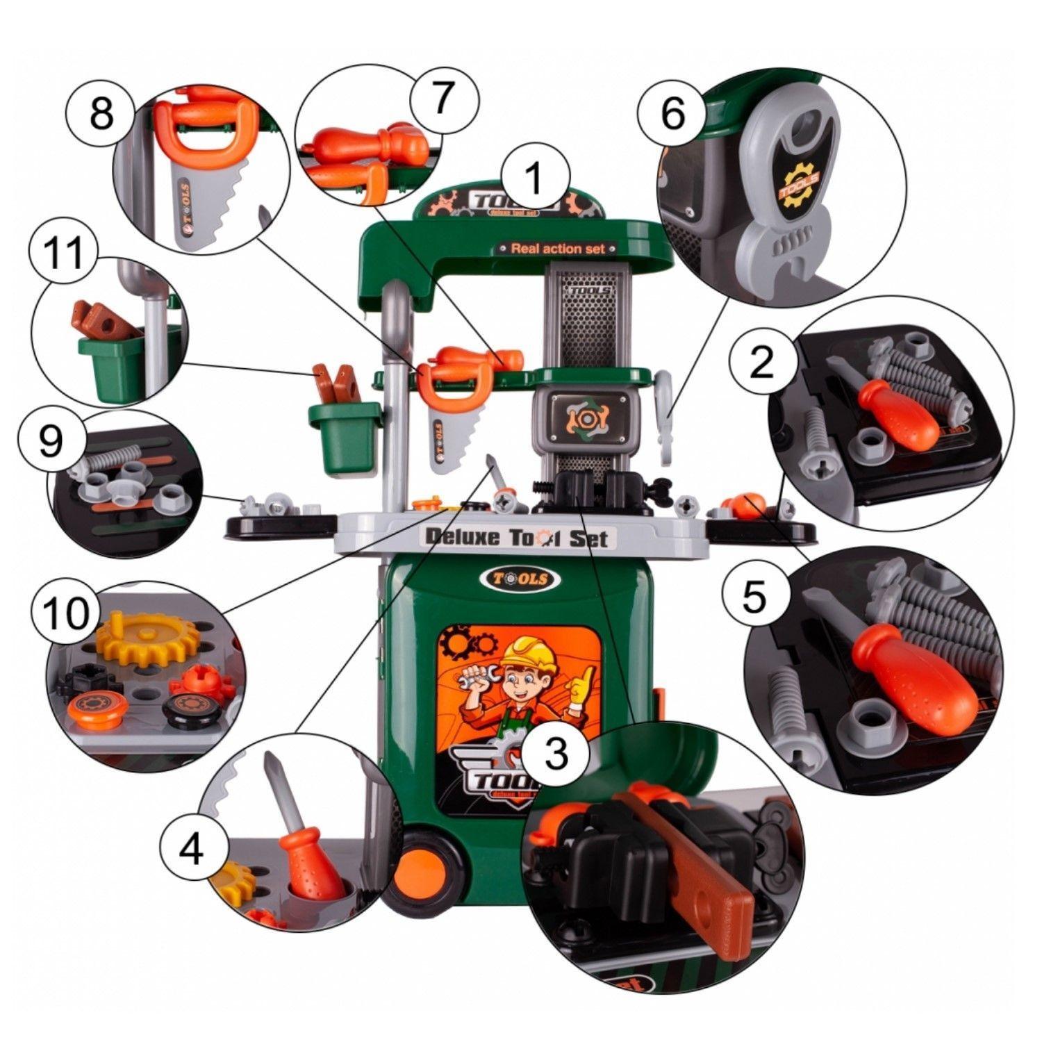 Juguete Set Maletin Constructor Herramientas y Accesorios-3