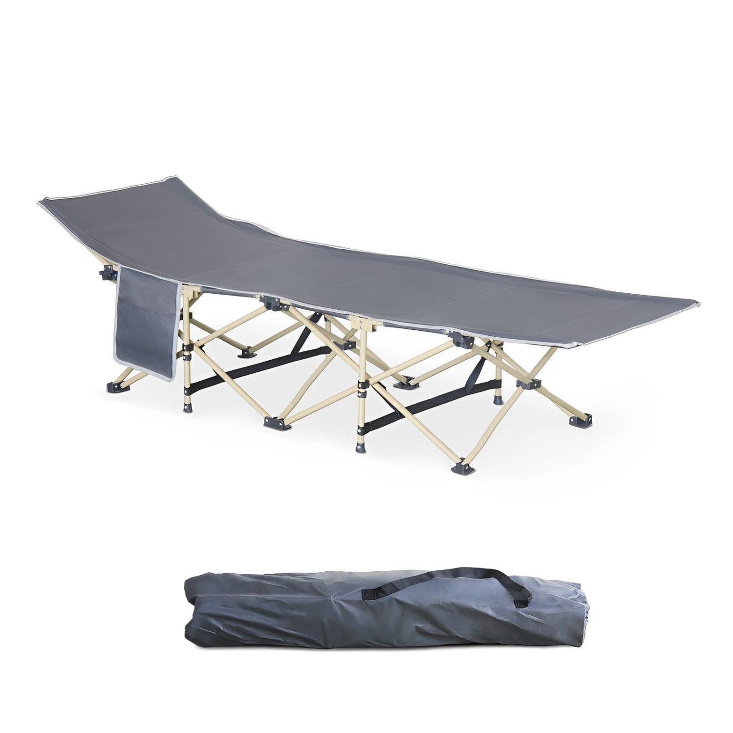 Catre Cama Campaña Camping Plegable + Bolso-3