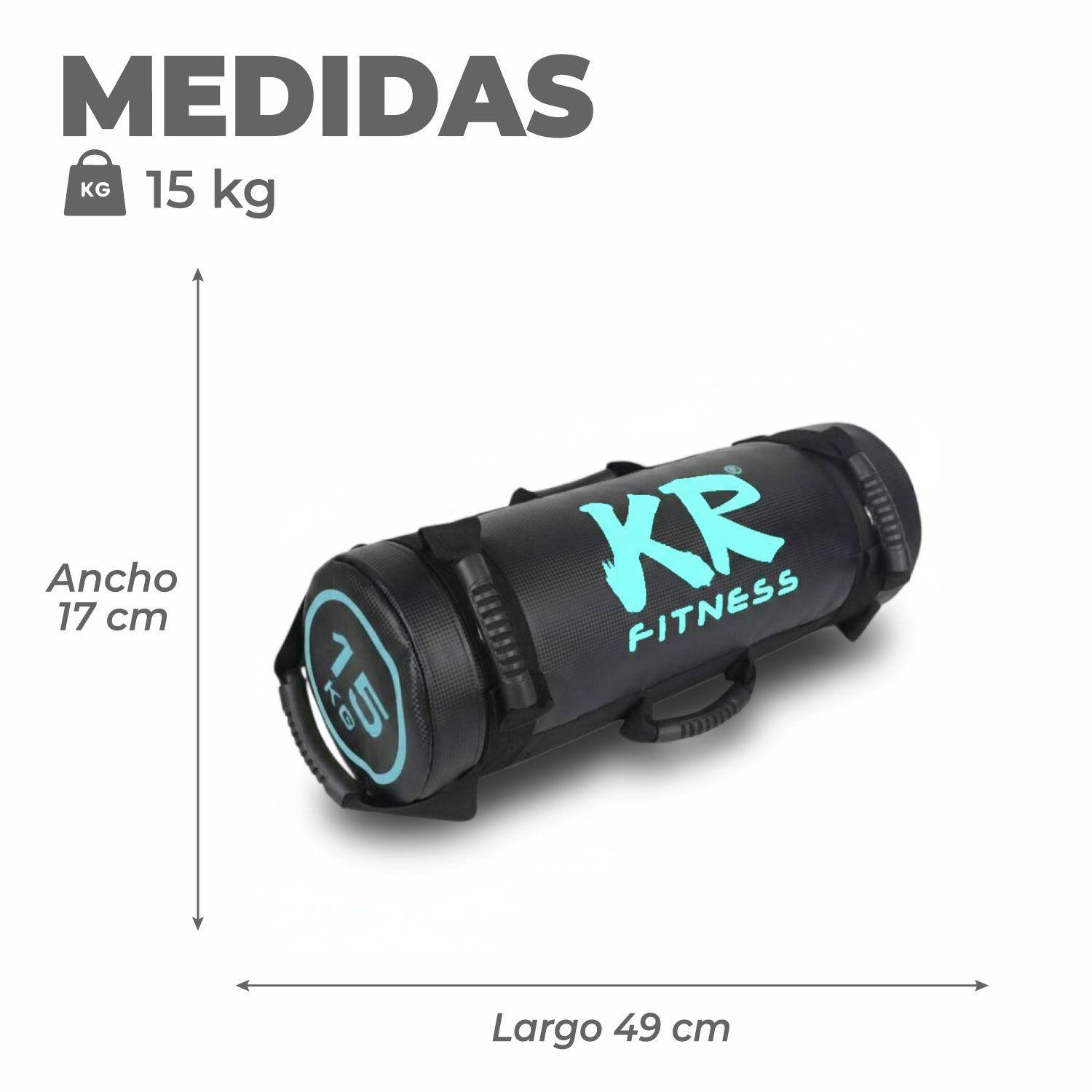 Saco Con Peso 15 kg. Bulgaro Entrenamiento Crossfit, Box y otros-2