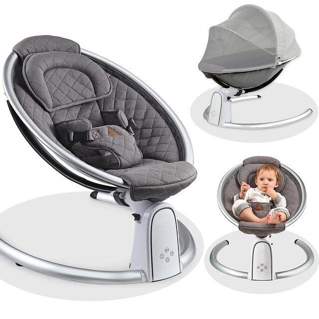 Silla inteligente para bebé asiento ajustable con temporizador y Bluetooth-4