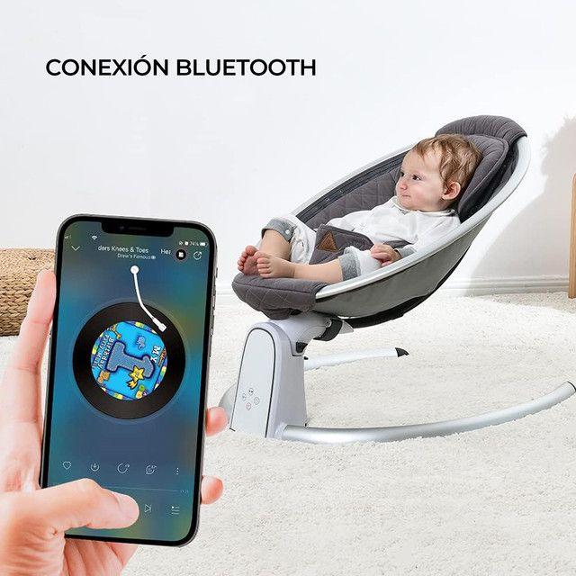 Silla inteligente para bebé asiento ajustable con temporizador y Bluetooth-6