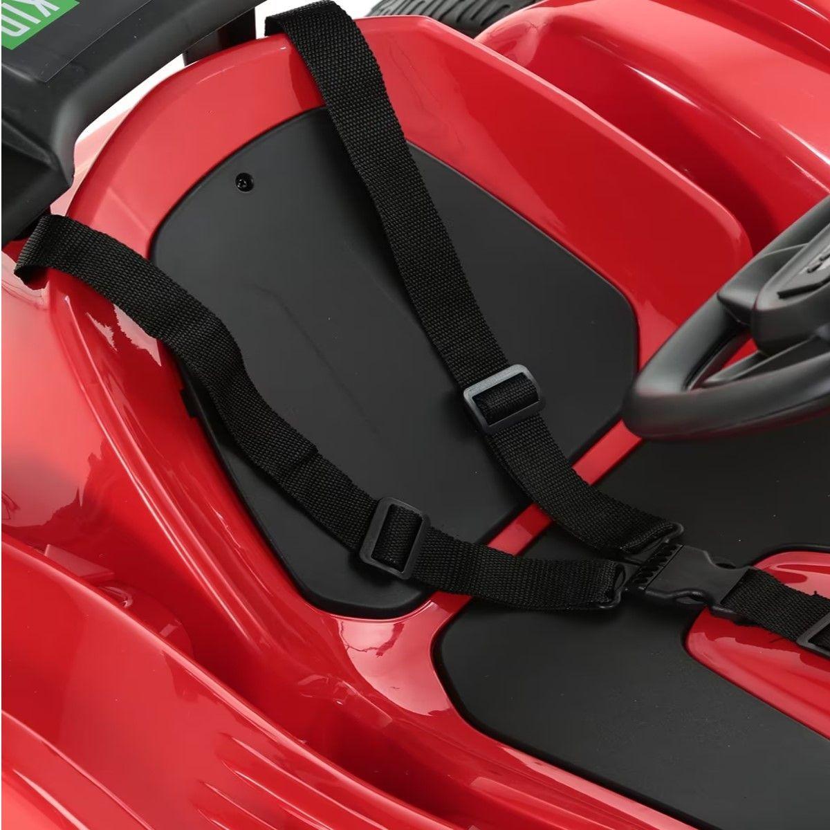 Auto Eléctrico Go Kart F1 Con Control Luz Y Sonido Rojo-5