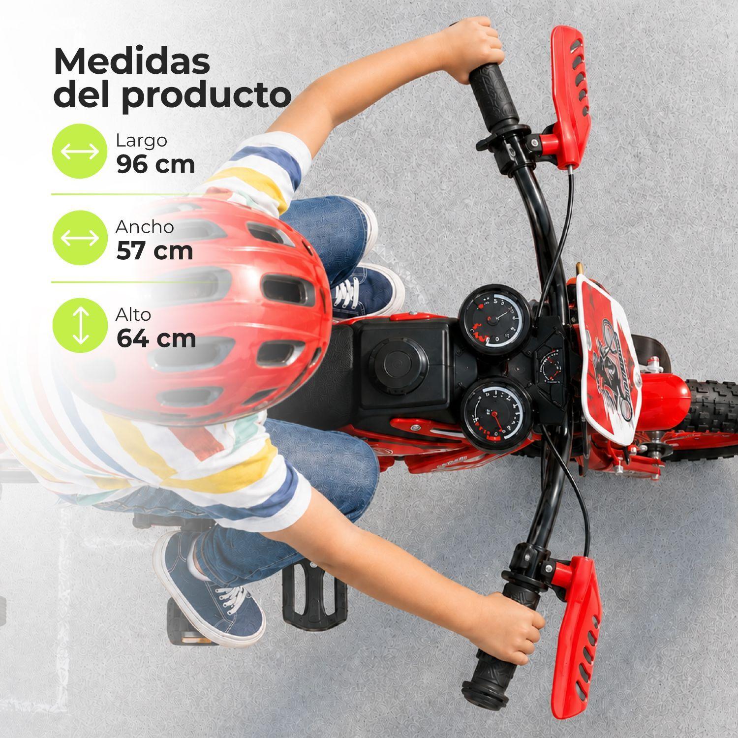 Bicicleta Aro12 Bicimoto Con Ruedas Estabilizadoras Infantil-2