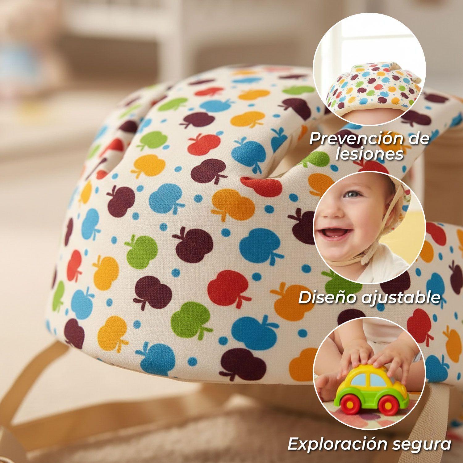 Casco Bebe Protector Antigolpe Seguridad Gateo-2