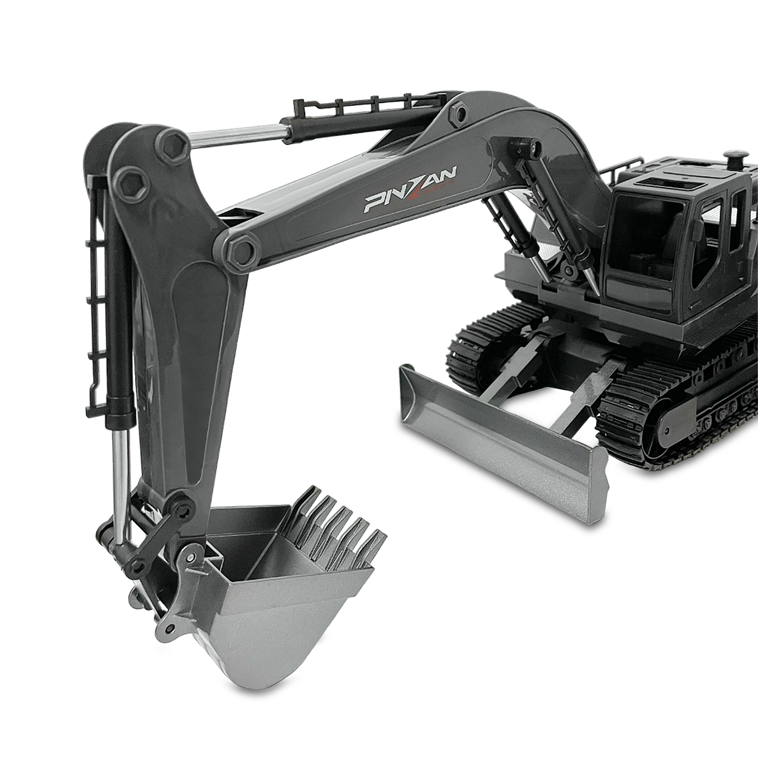 Camión Excavadora con Luces, Sonido y Batería Recargable-3