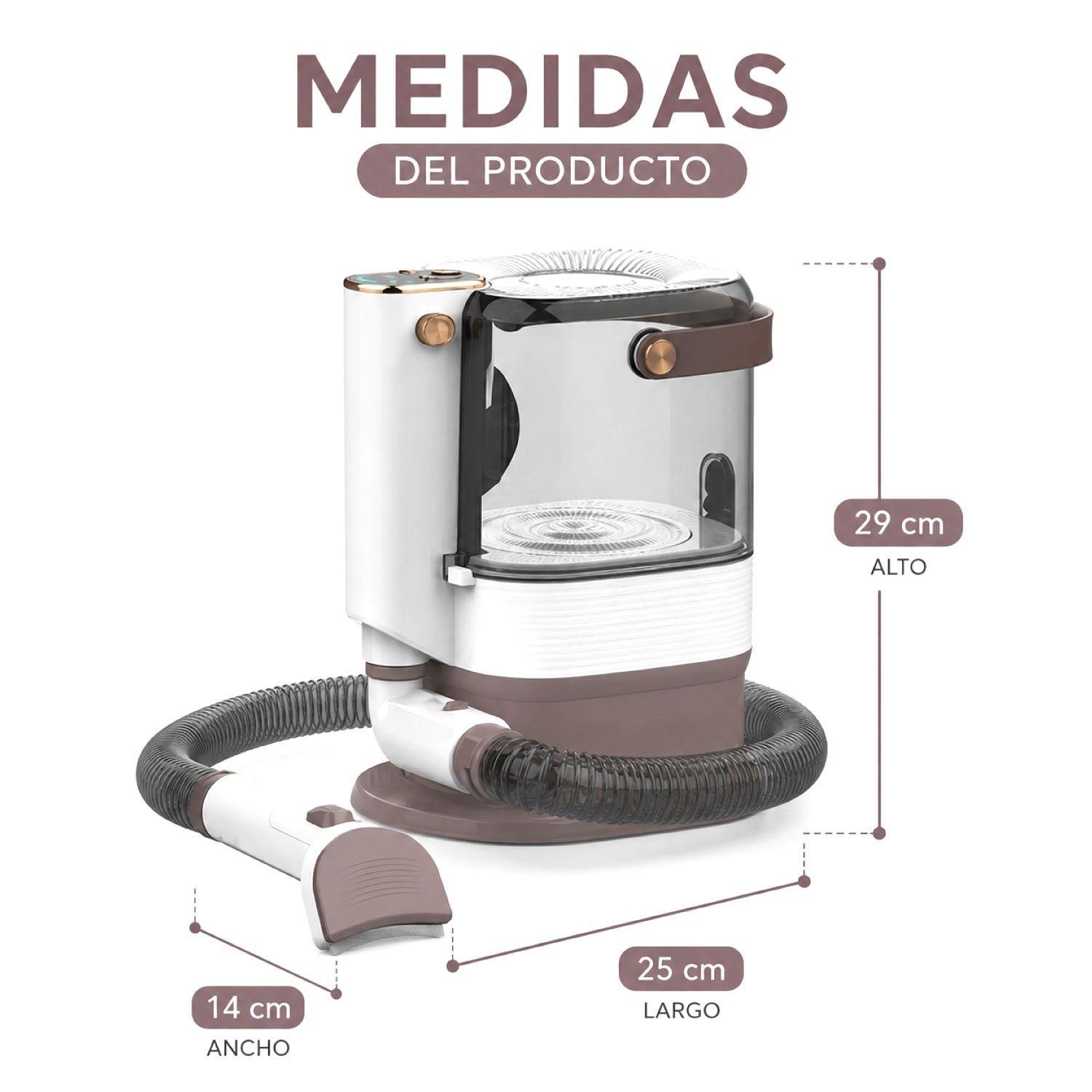 Kit de Aseo Para Mascotas Cortapelo y Aspiradora Perro Gato-3