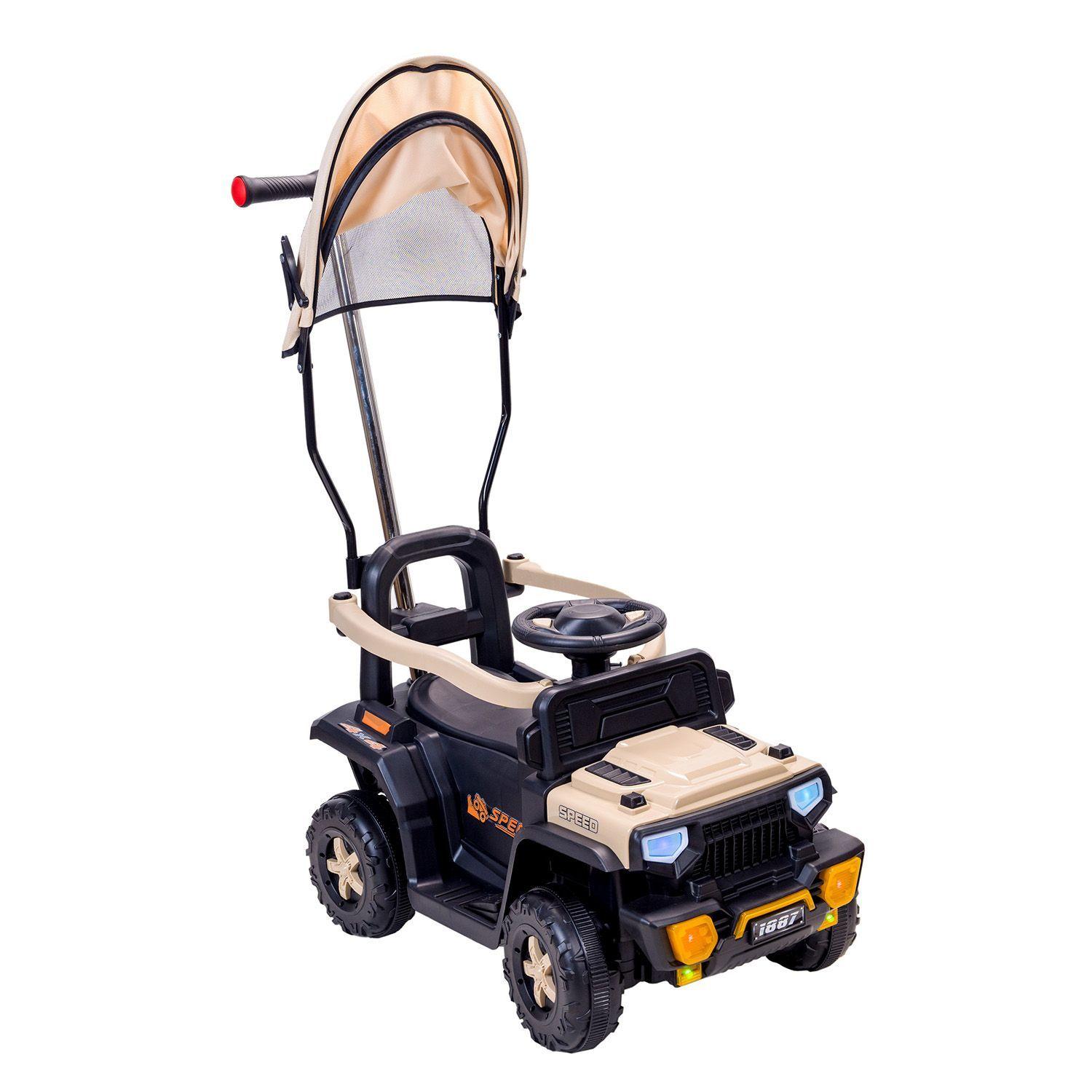 Auto Correpasillo Eléctrico Mango Direccional Luces y Sonido-2